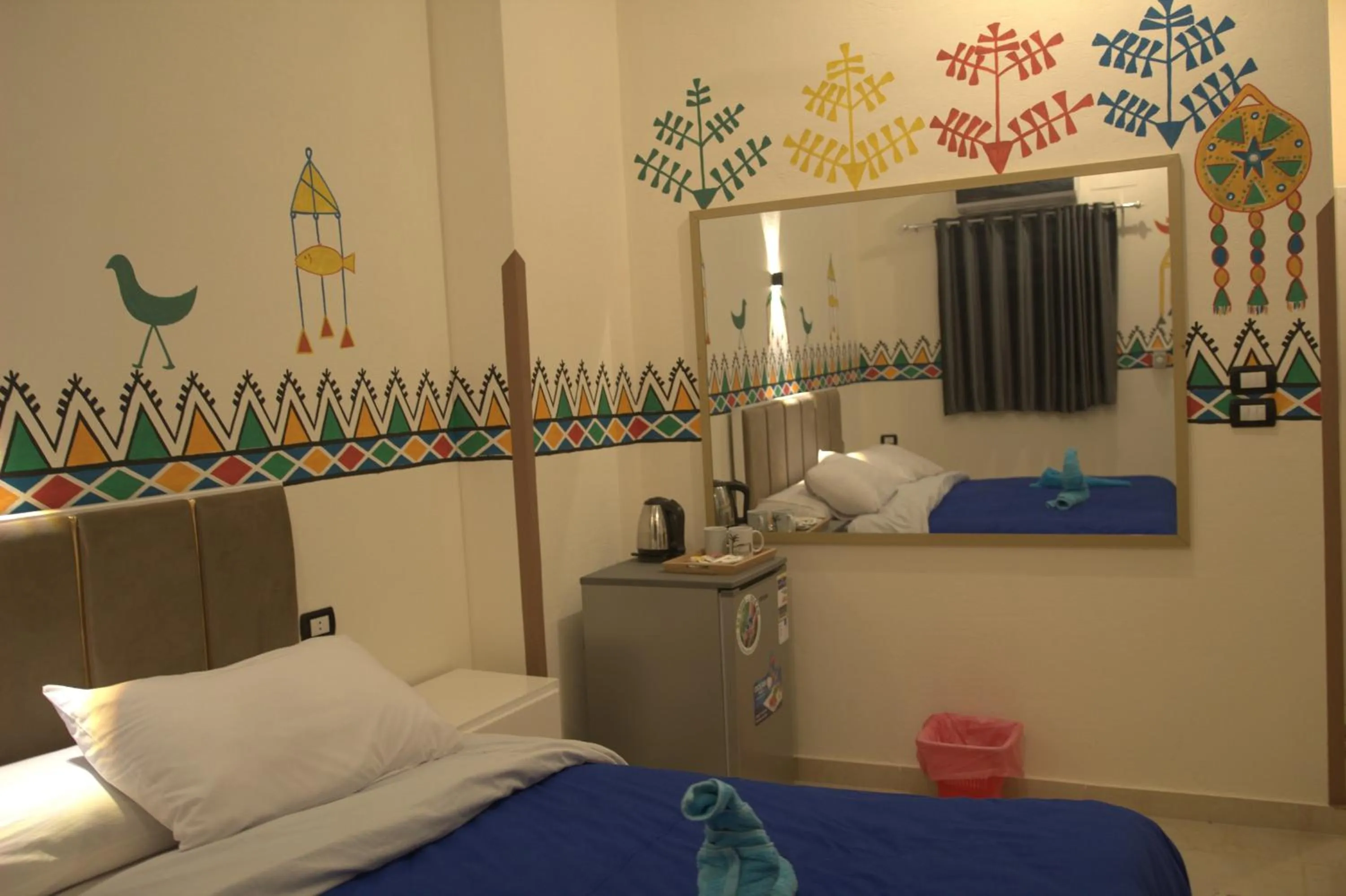 Bed in Al Baeirat Hotel