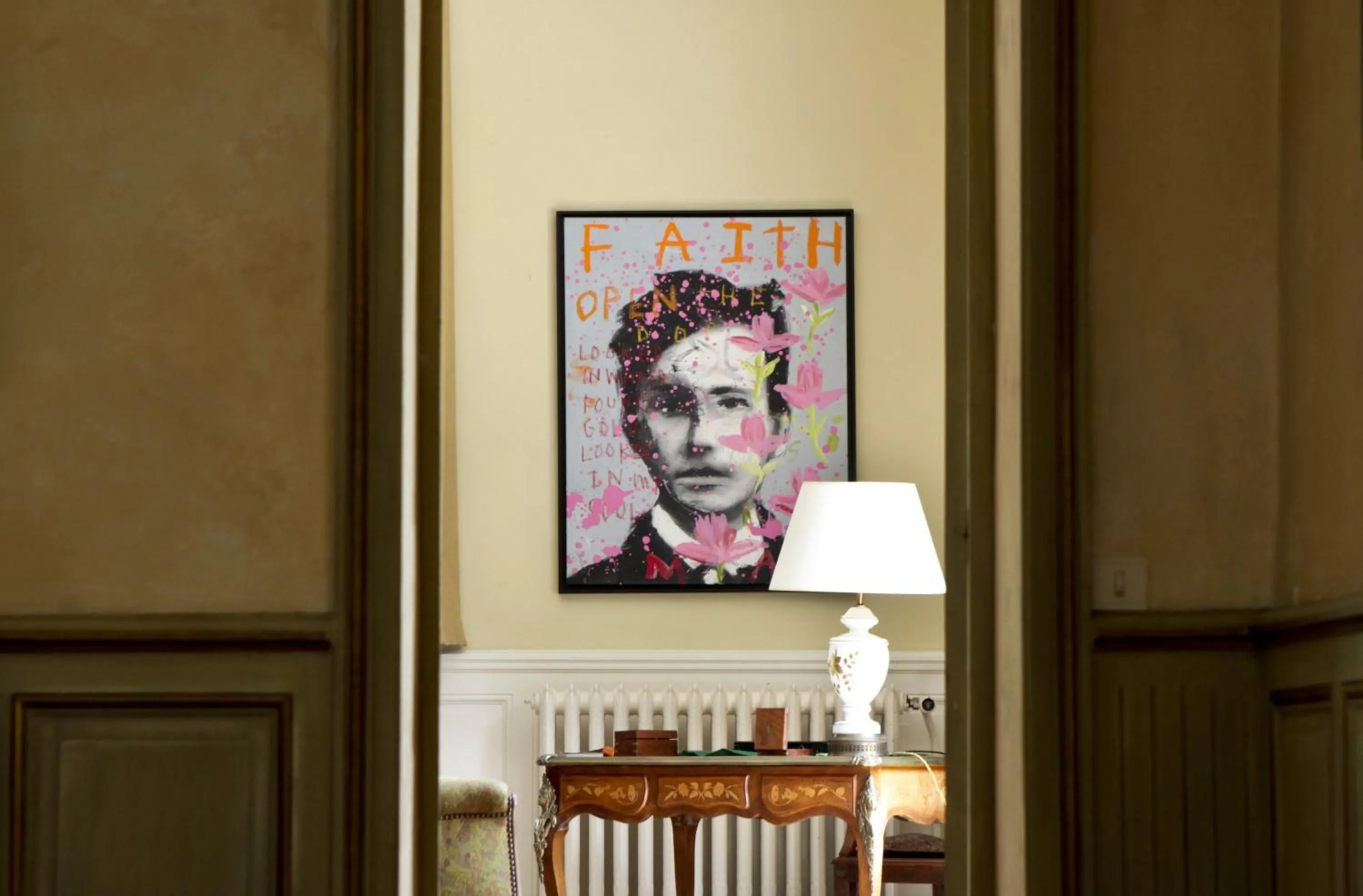 Decorative detail in Domaine de La Brugere