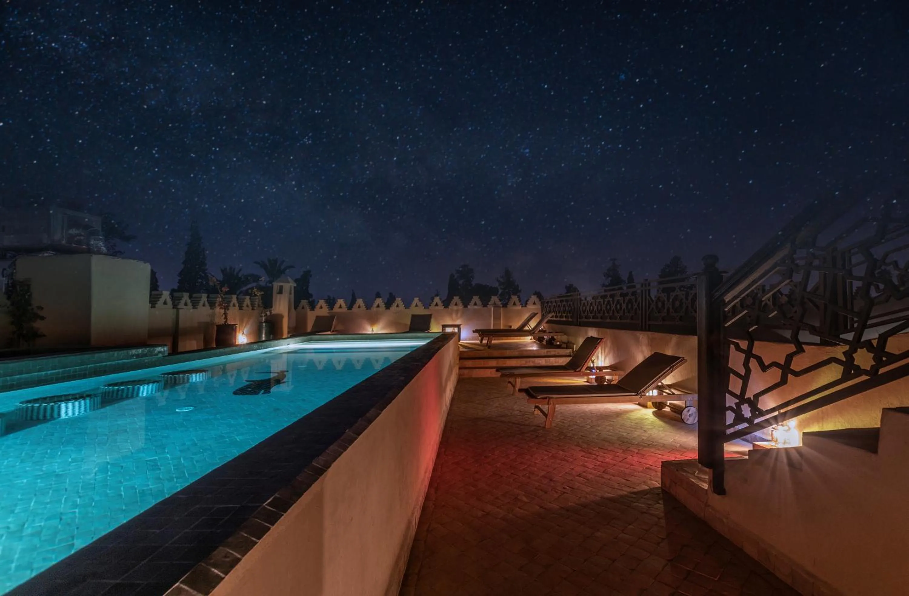 Swimming pool in Palais Dar Si Aissa ALL-SUITES