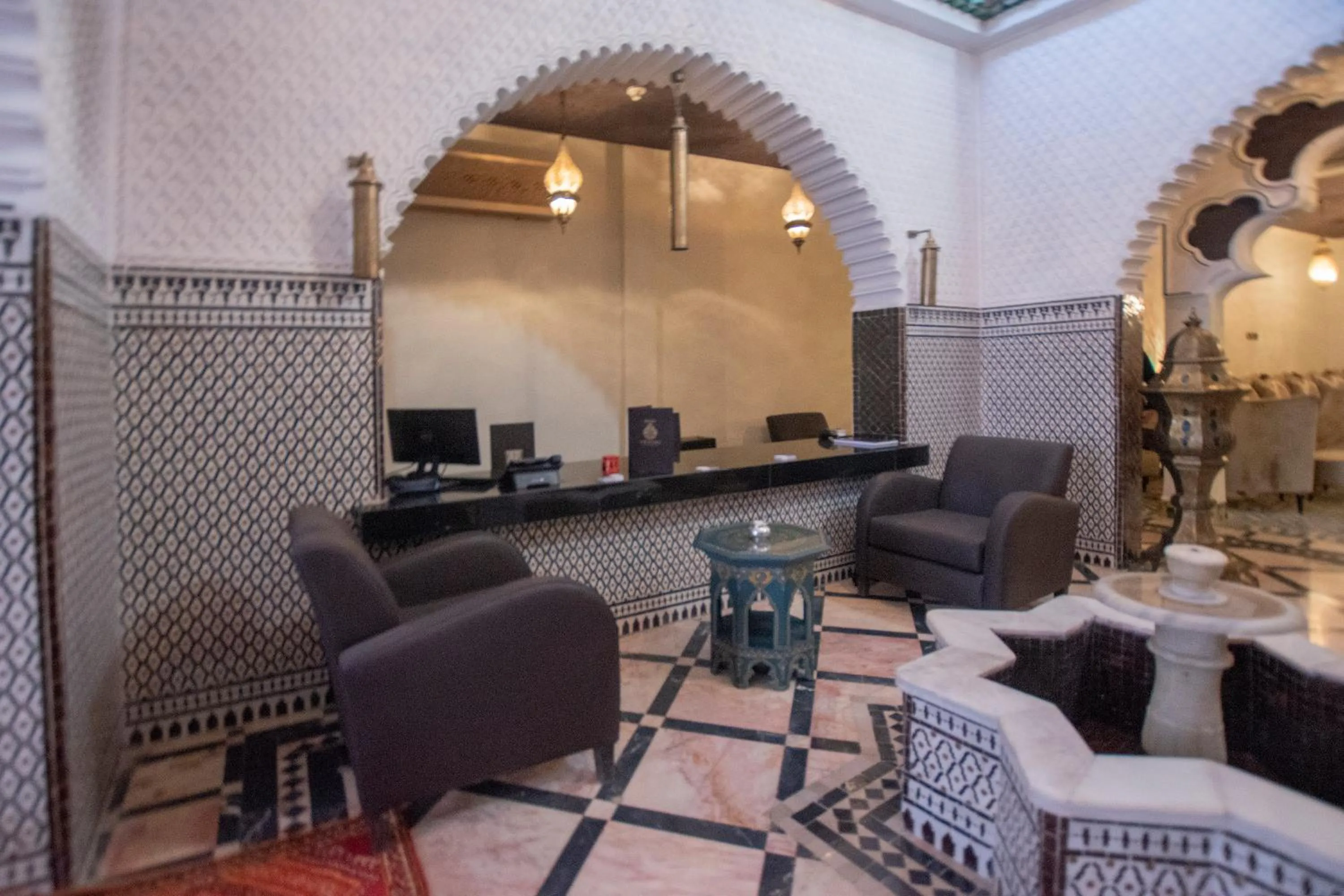 Seating area in Palais Dar Si Aissa ALL-SUITES