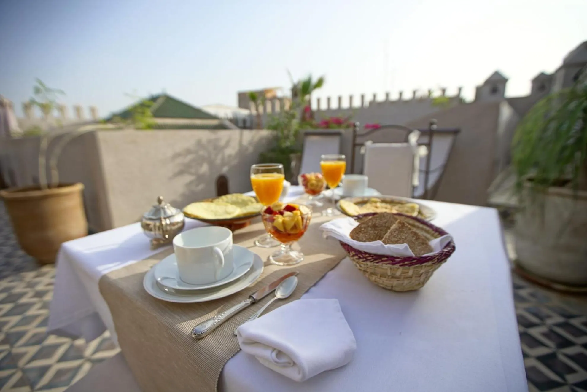 Breakfast in Palais Dar Si Aissa ALL-SUITES