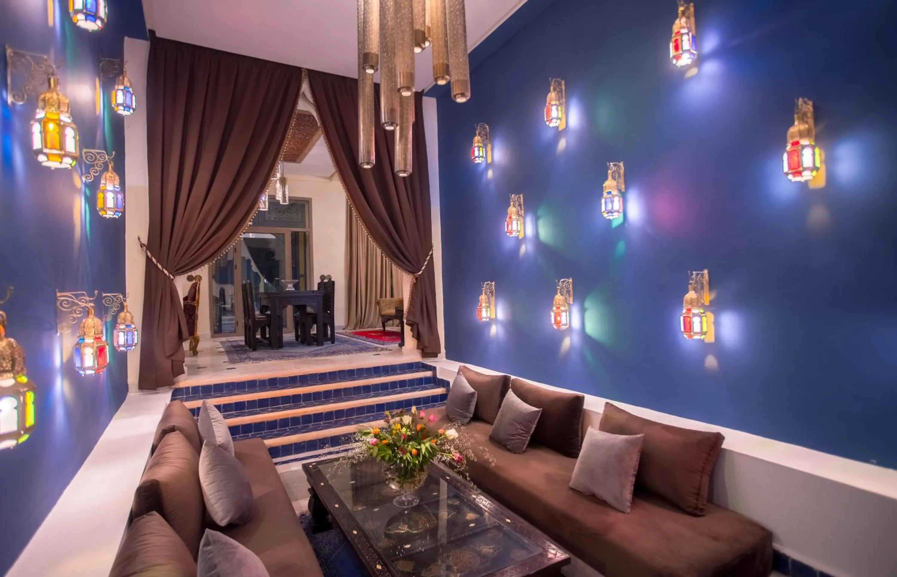 Seating area in Palais Dar Si Aissa ALL-SUITES