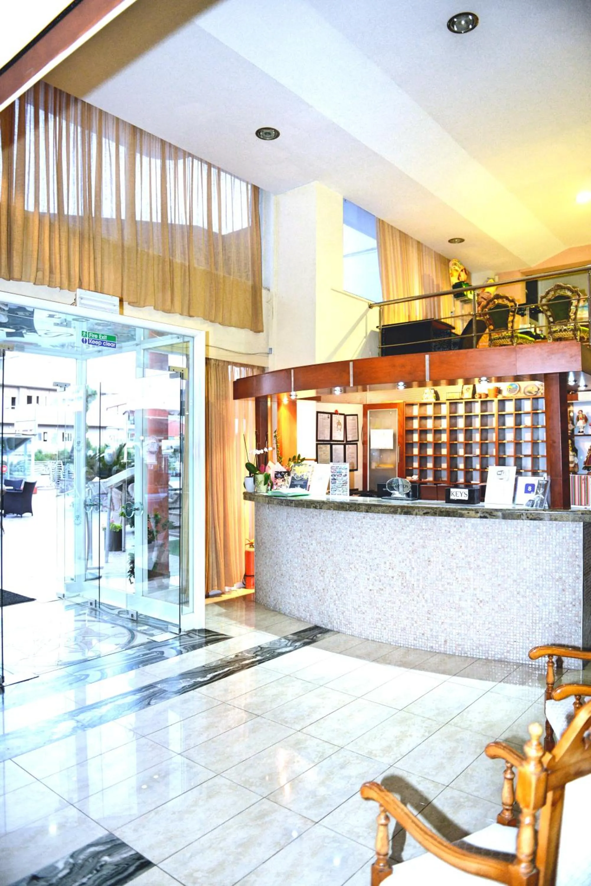 Lobby or reception in Panorama Hotel Apartments