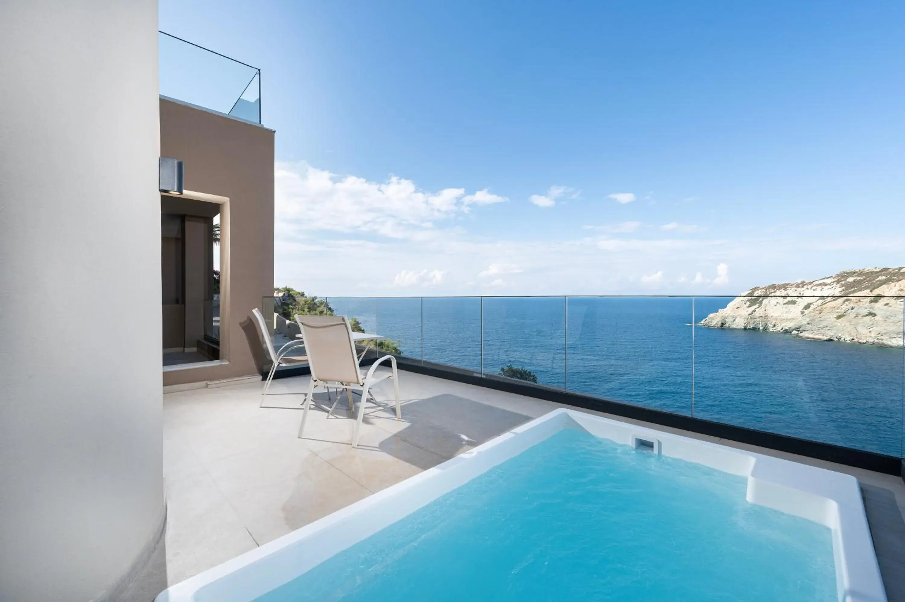 Balcony/Terrace in Athina Palace Resort & Spa Balcony/Terrace in Athina Palace Resort & Spa