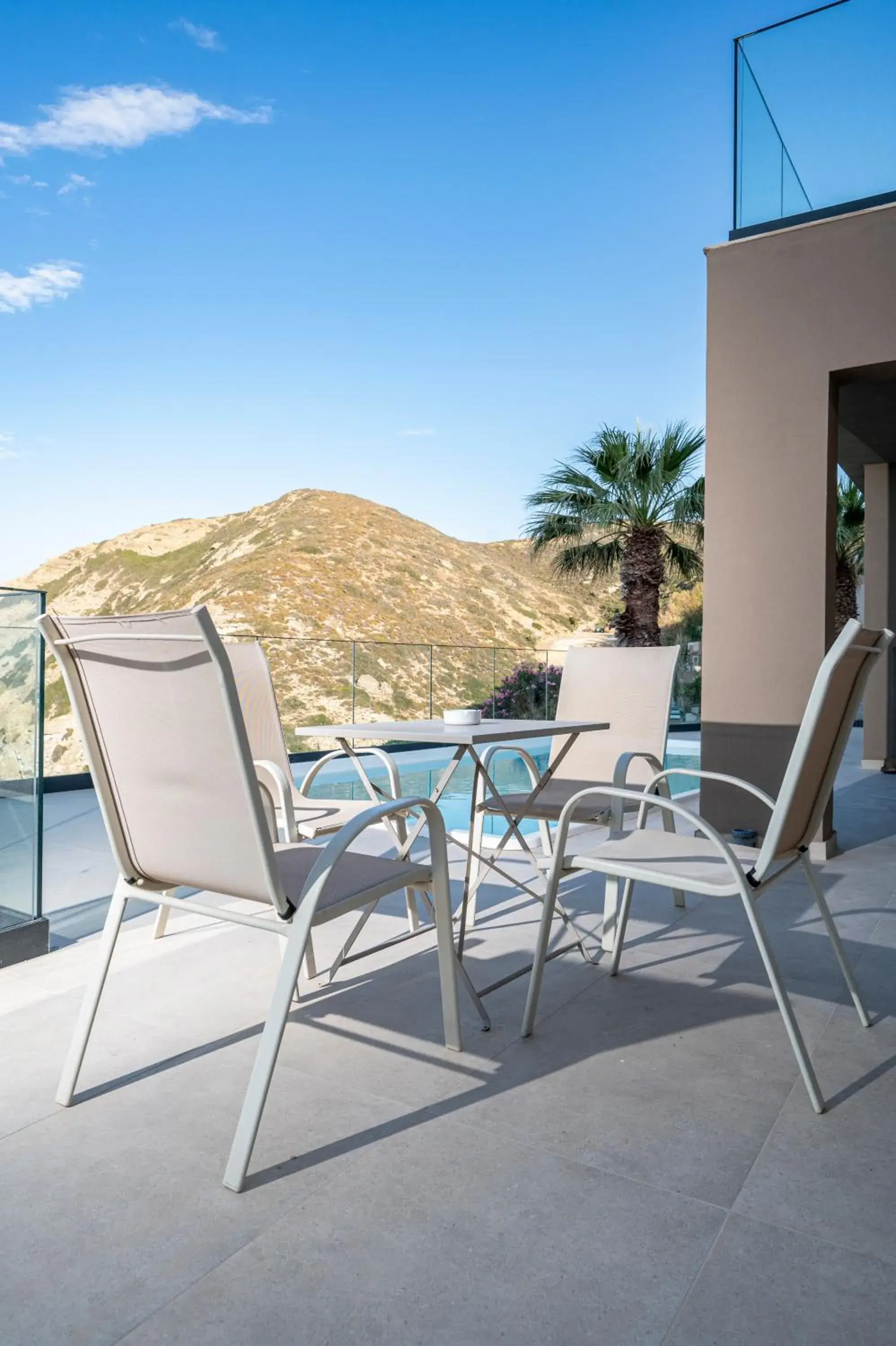 Balcony/Terrace in Athina Palace Resort & Spa Balcony/Terrace in Athina Palace Resort & Spa