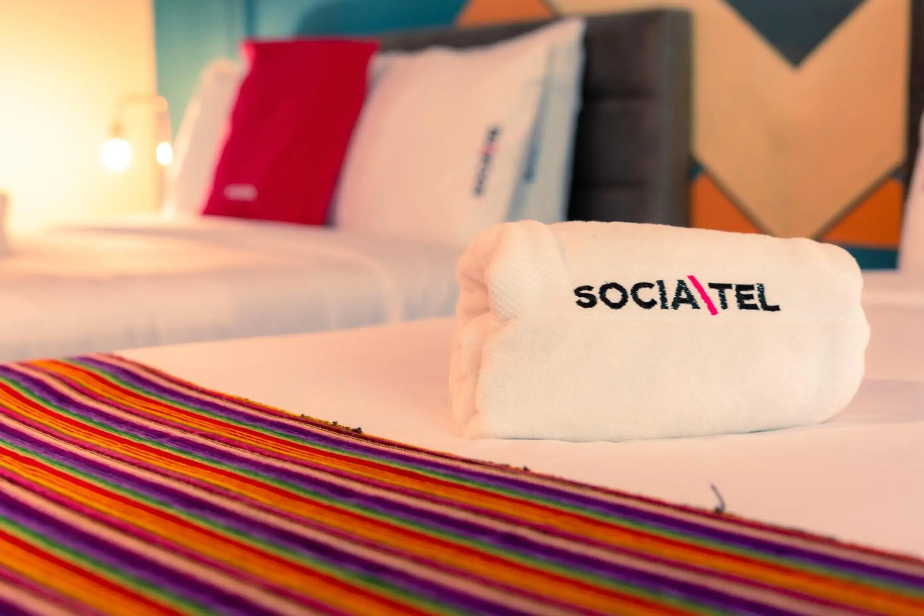 Bed in Socialtel Atitlan Bed in Socialtel Atitlan