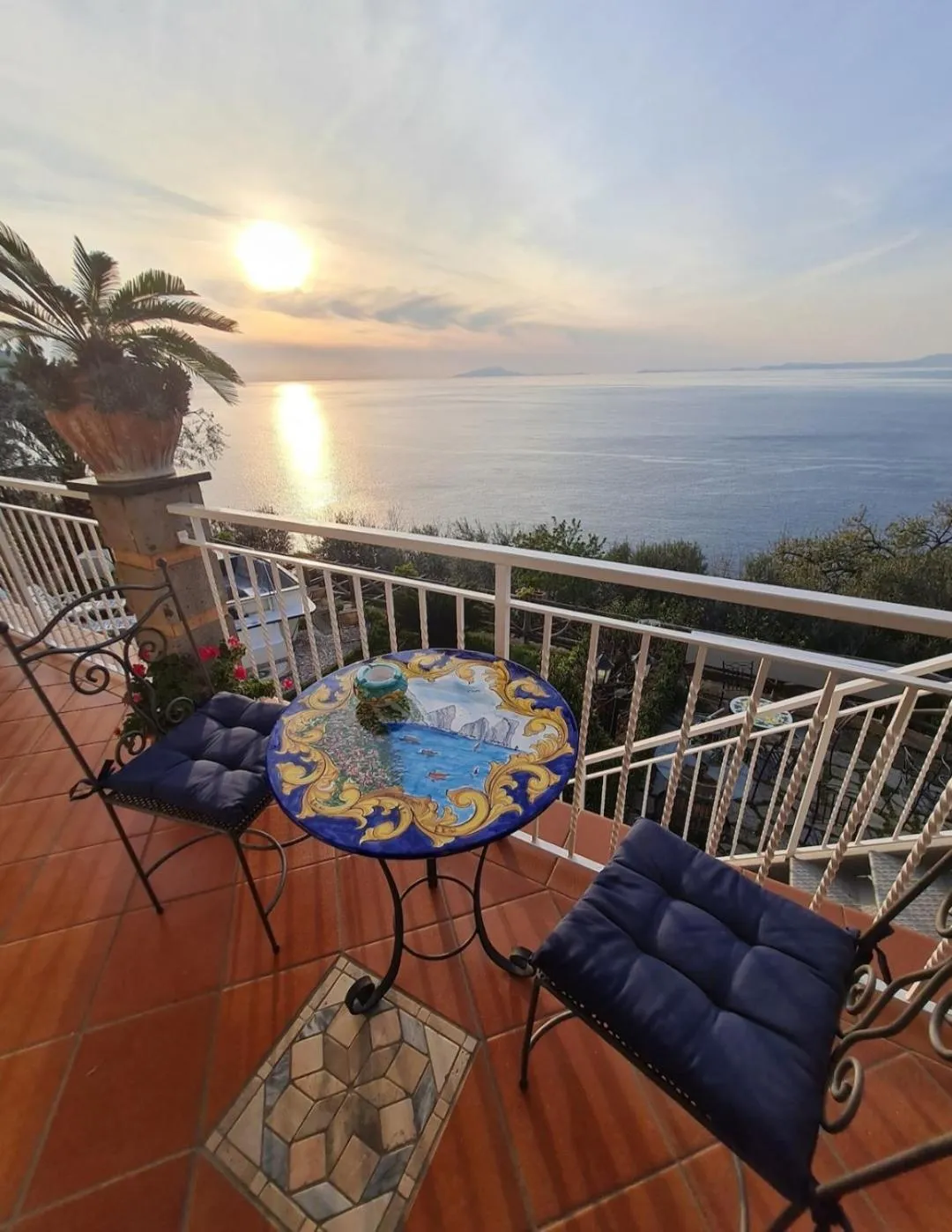 Garden view in La Palombara B&B