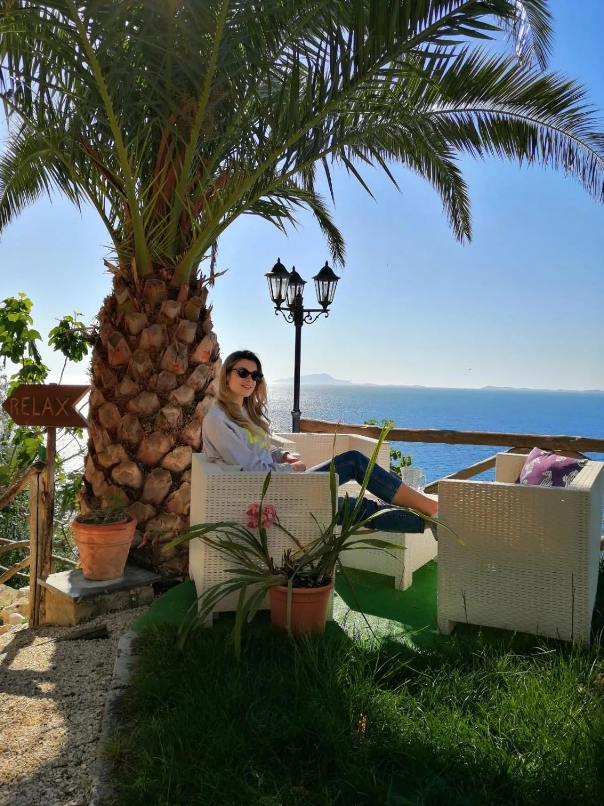 Garden in La Palombara B&B