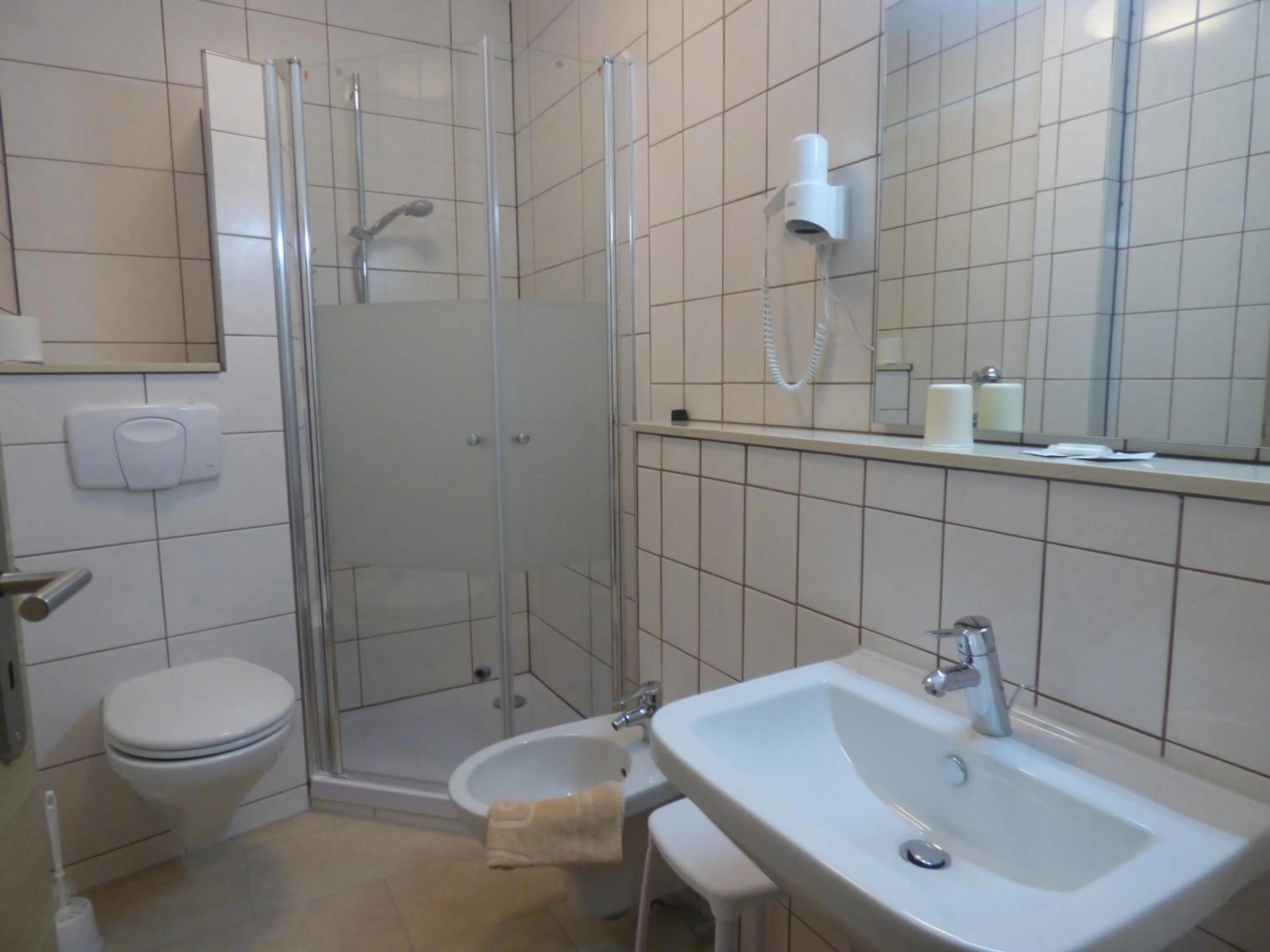 Bathroom in Hotel Weidenau