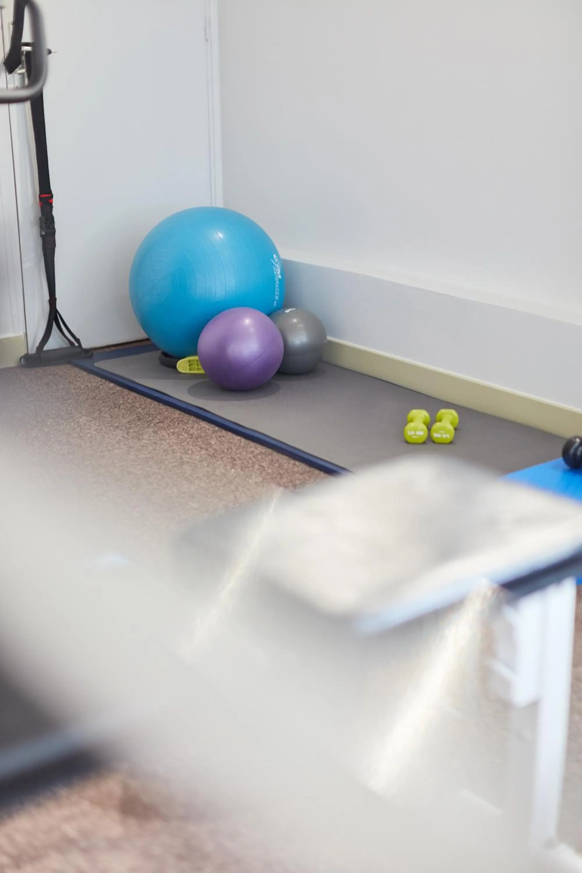 Fitness centre/facilities in Hotel De La Pommeraie