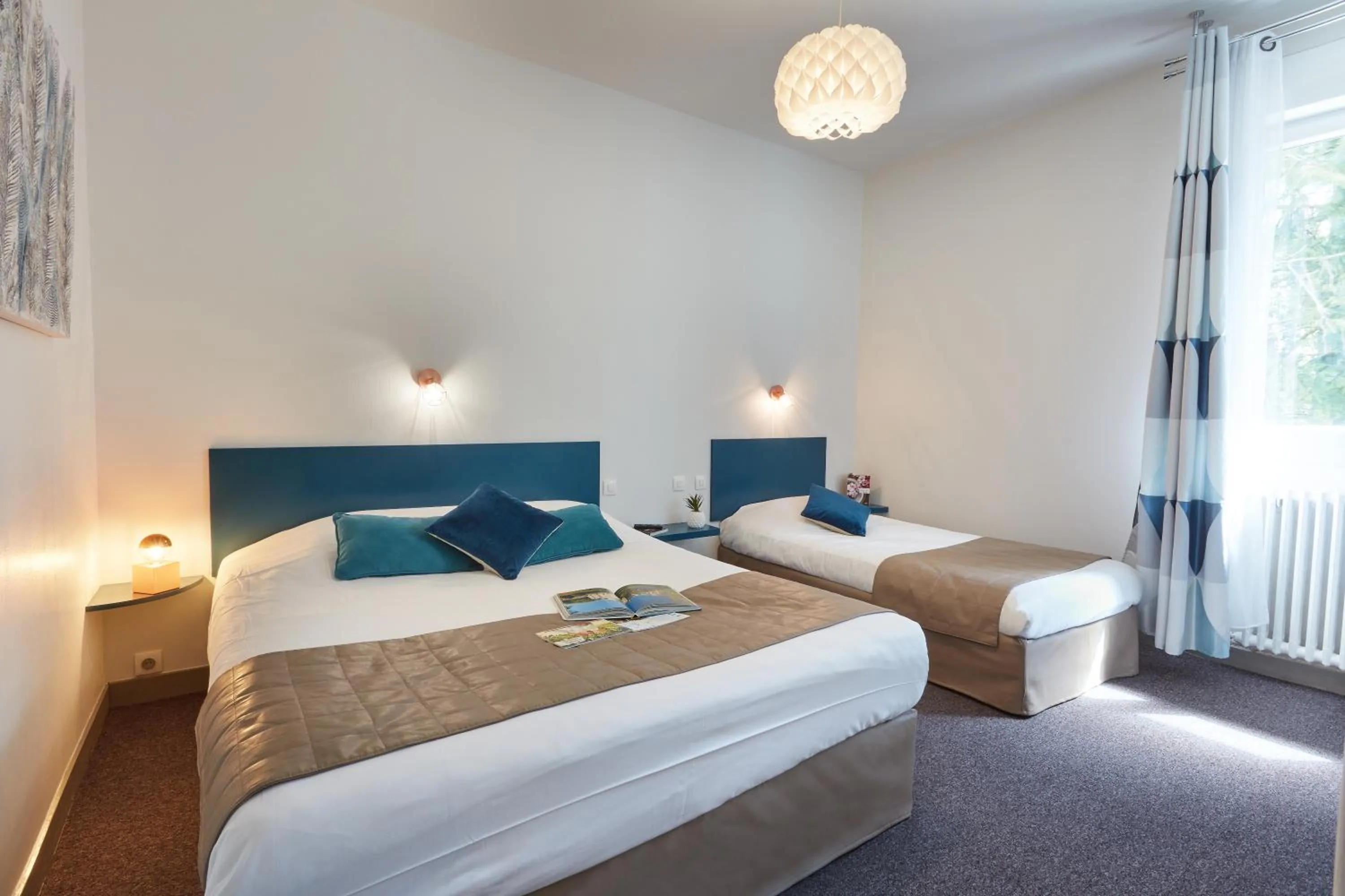 Decorative detail, Bed in Hotel De La Pommeraie