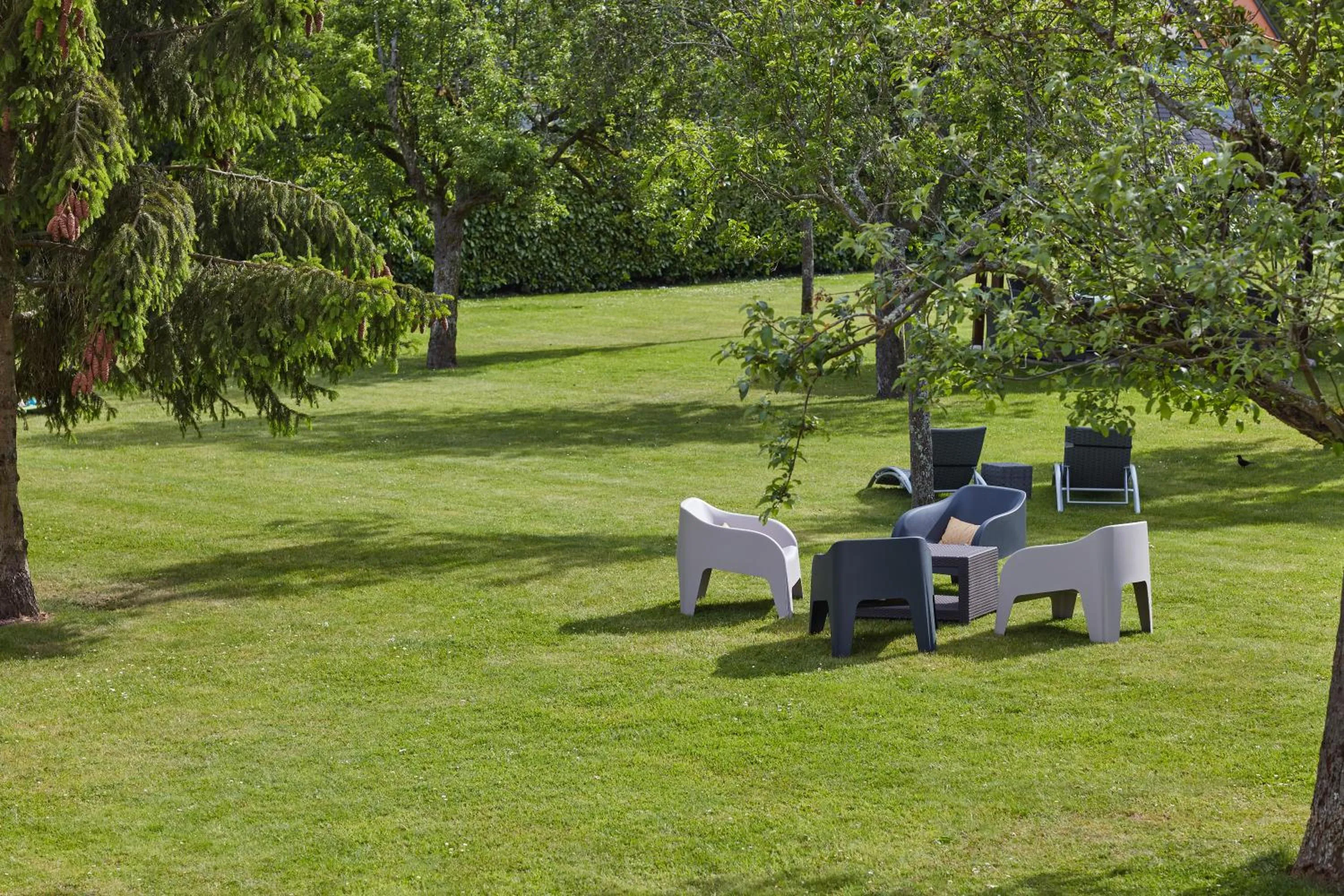 Garden in Hotel De La Pommeraie