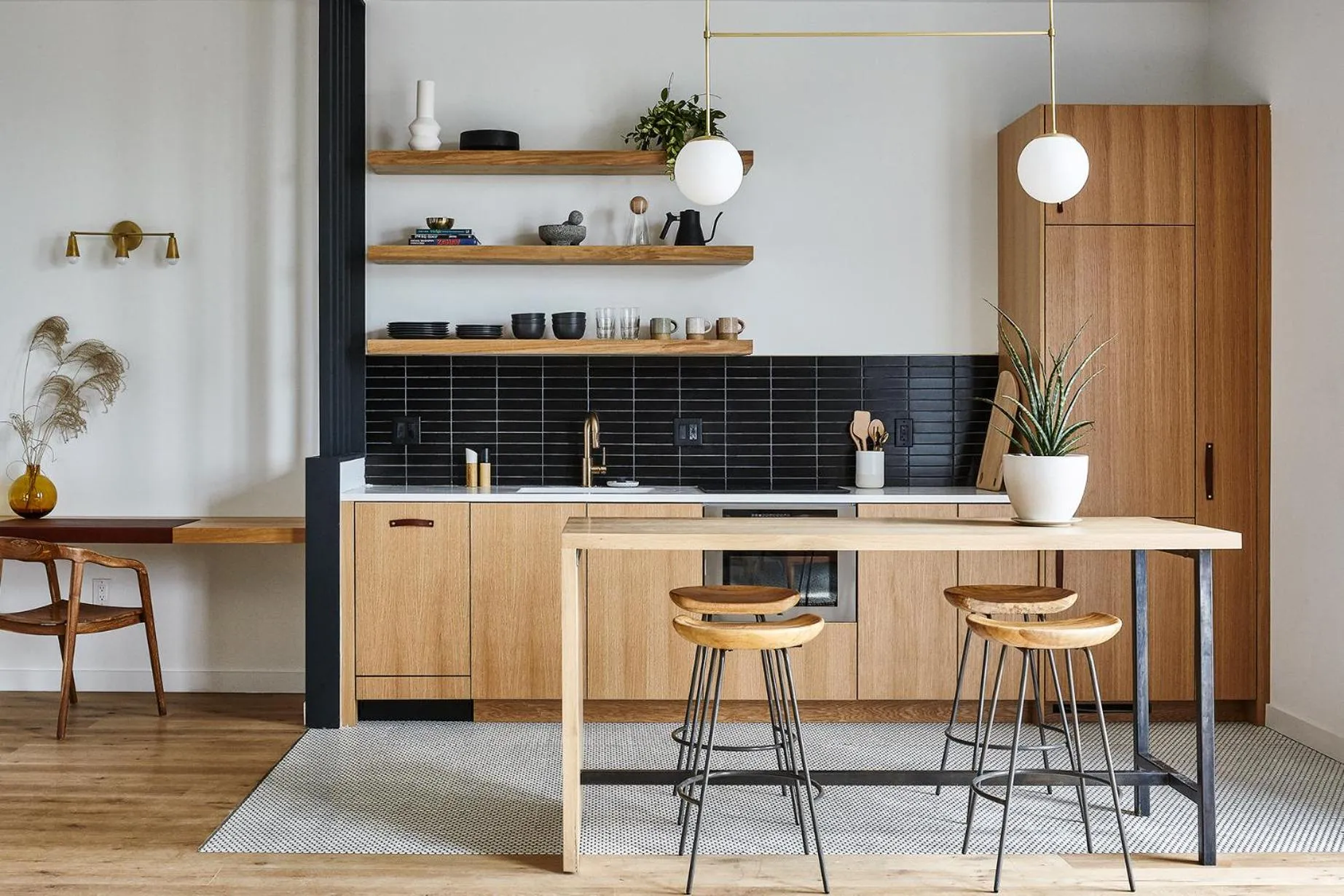 Kitchen or kitchenette in Lokal Hotel Fishtown