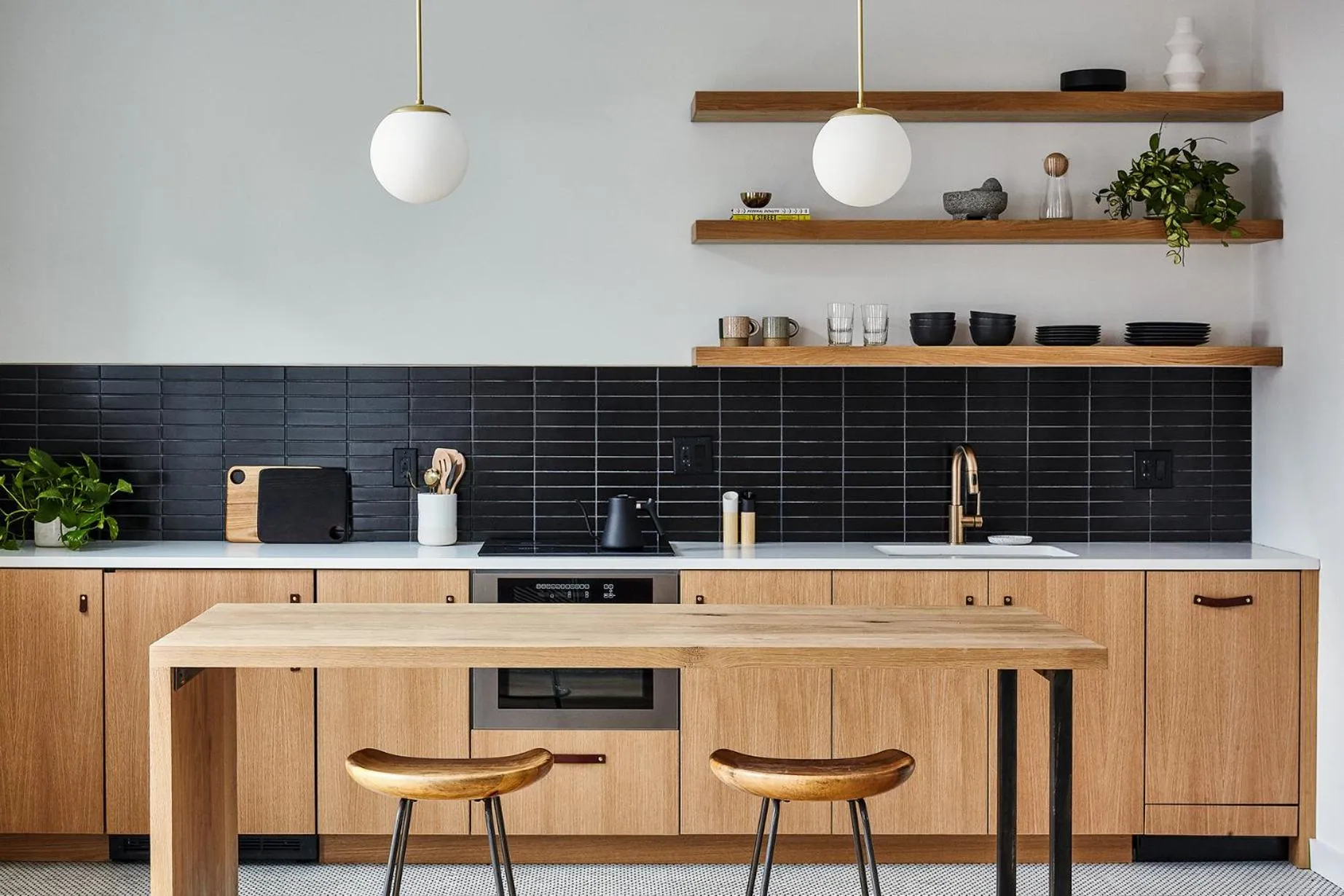 Kitchen or kitchenette in Lokal Hotel Fishtown