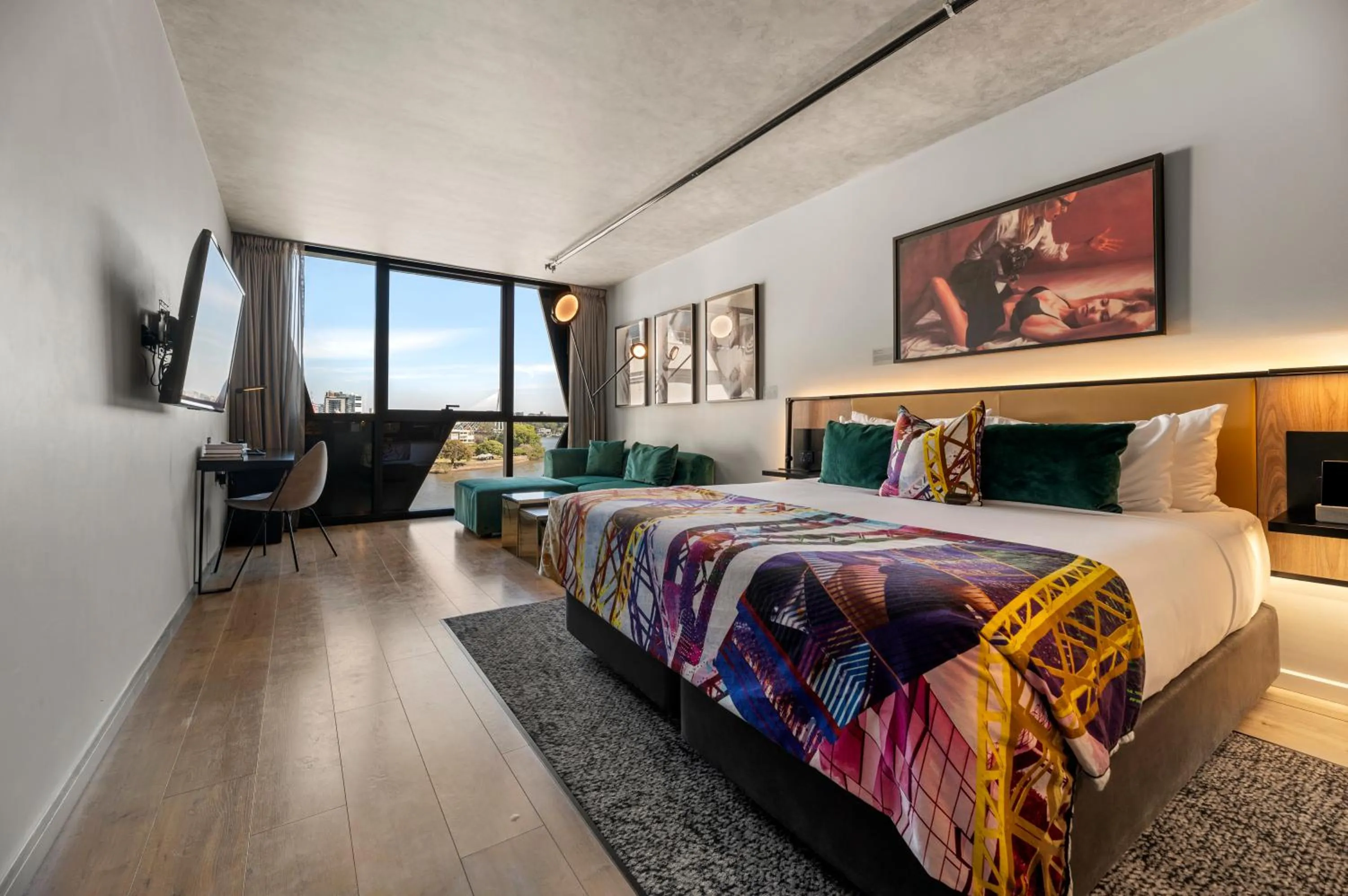 View (from property/room), Bed in Crystalbrook Vincent