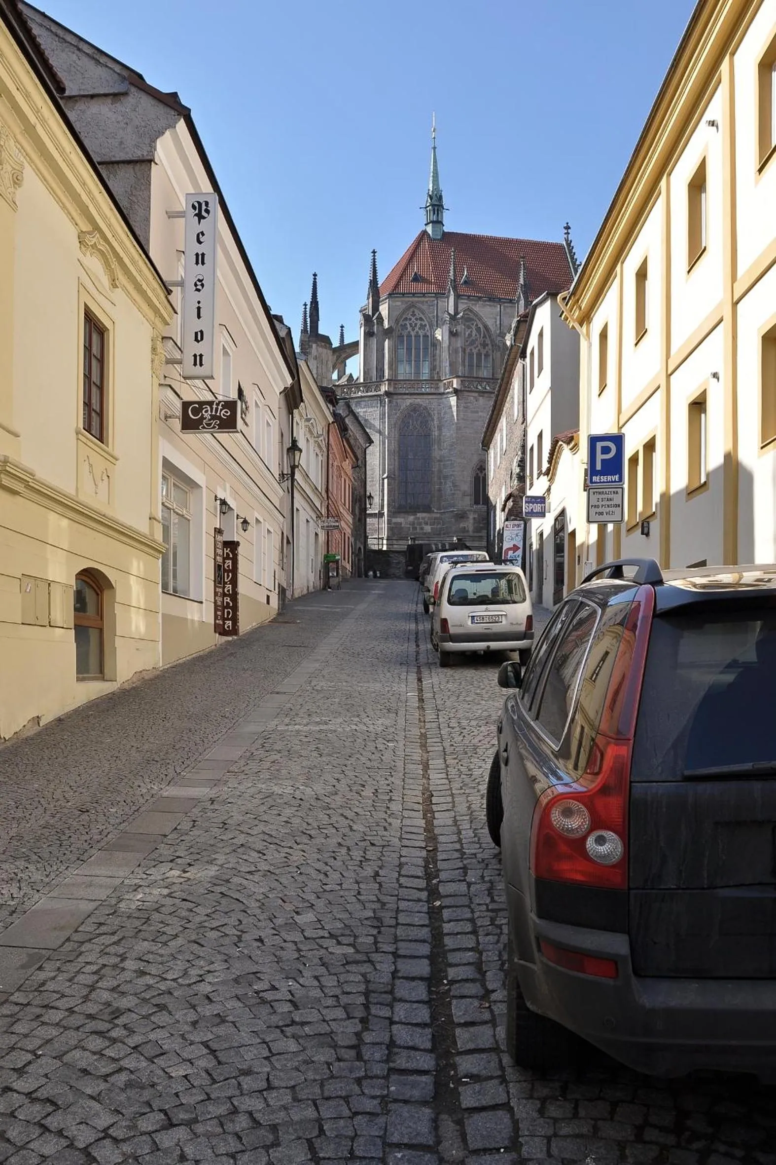 Facade/entrance in Pension Pod věží