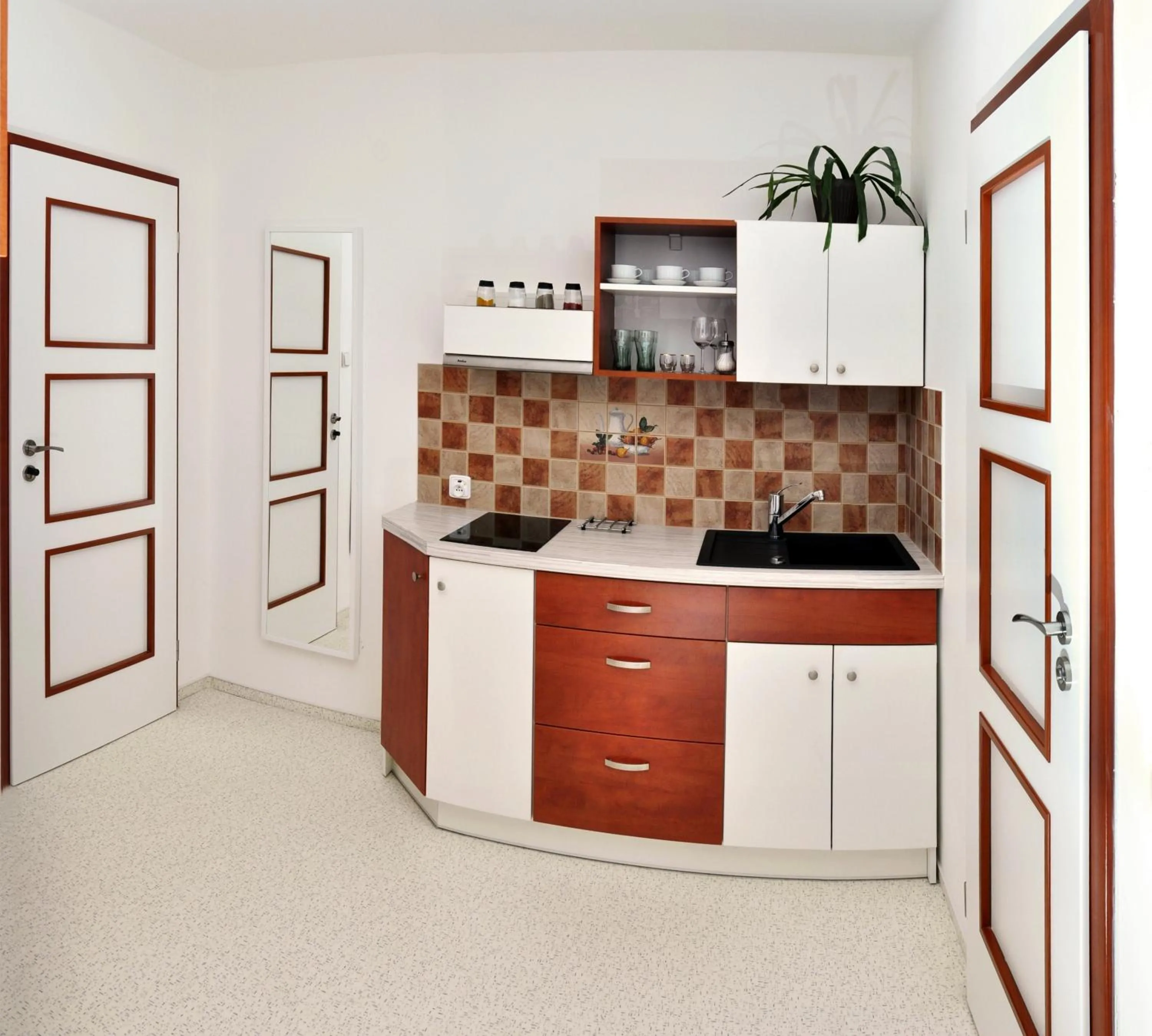 Kitchen or kitchenette in Pension Pod věží