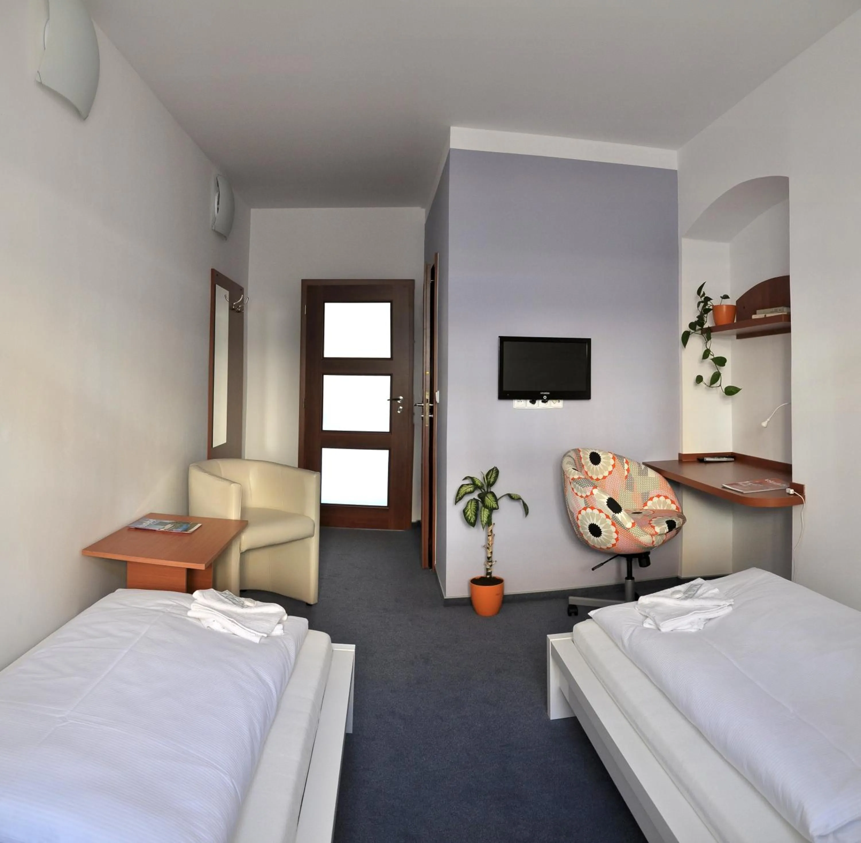 Bedroom, Bed in Pension Pod věží