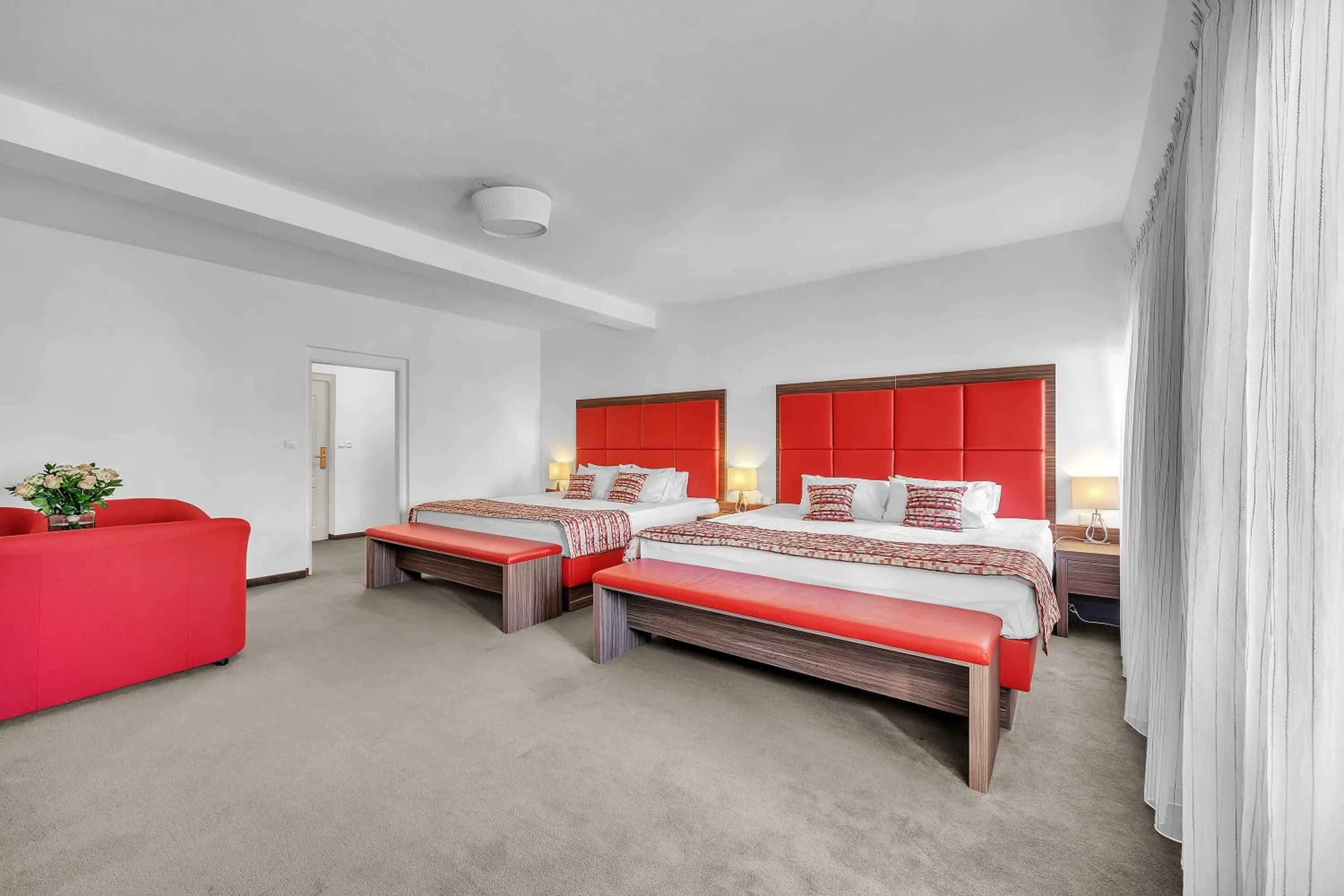 Bed in Hotel Nelly Kellys