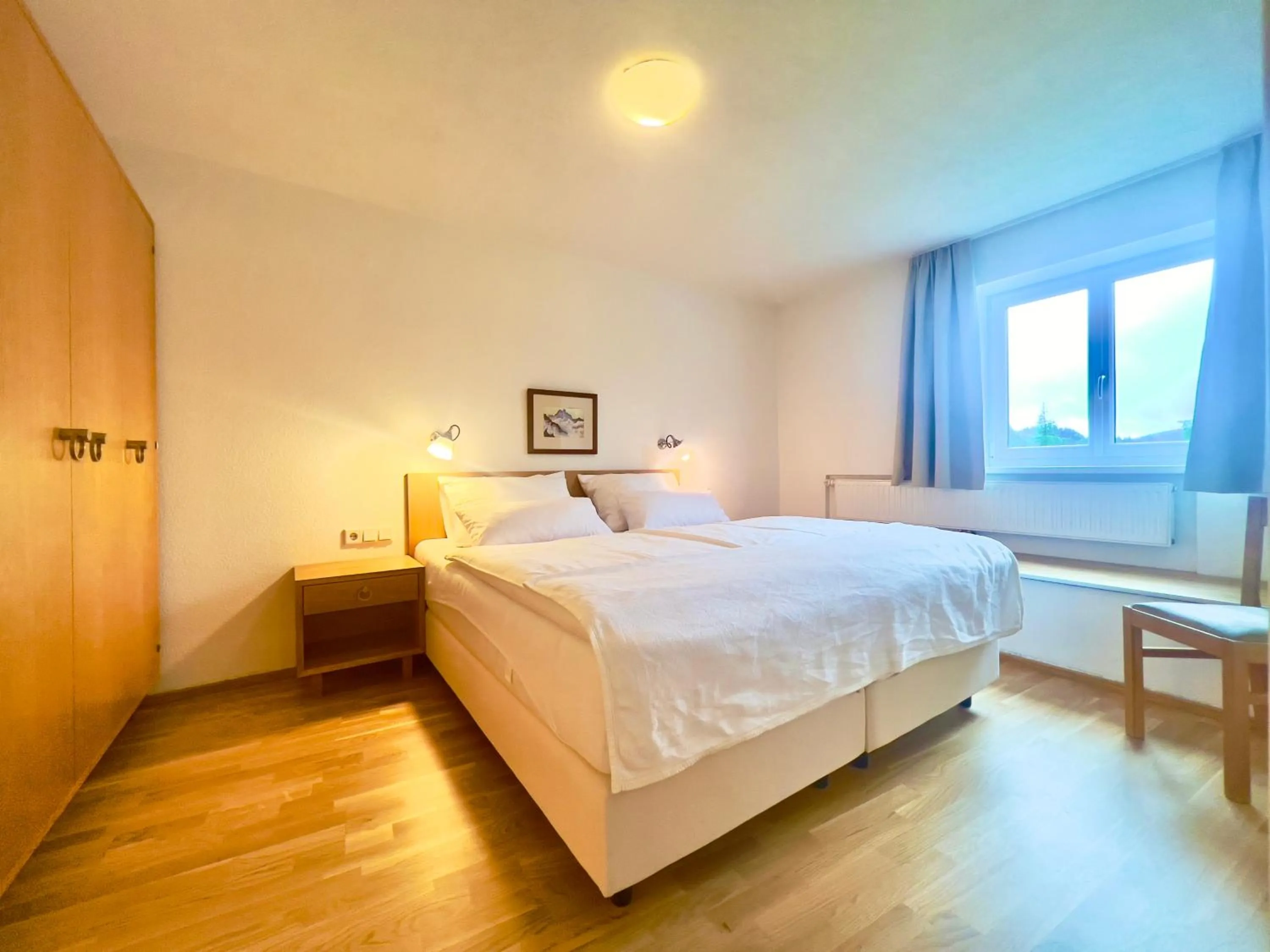 Bedroom, Bed in Hotel Berghof