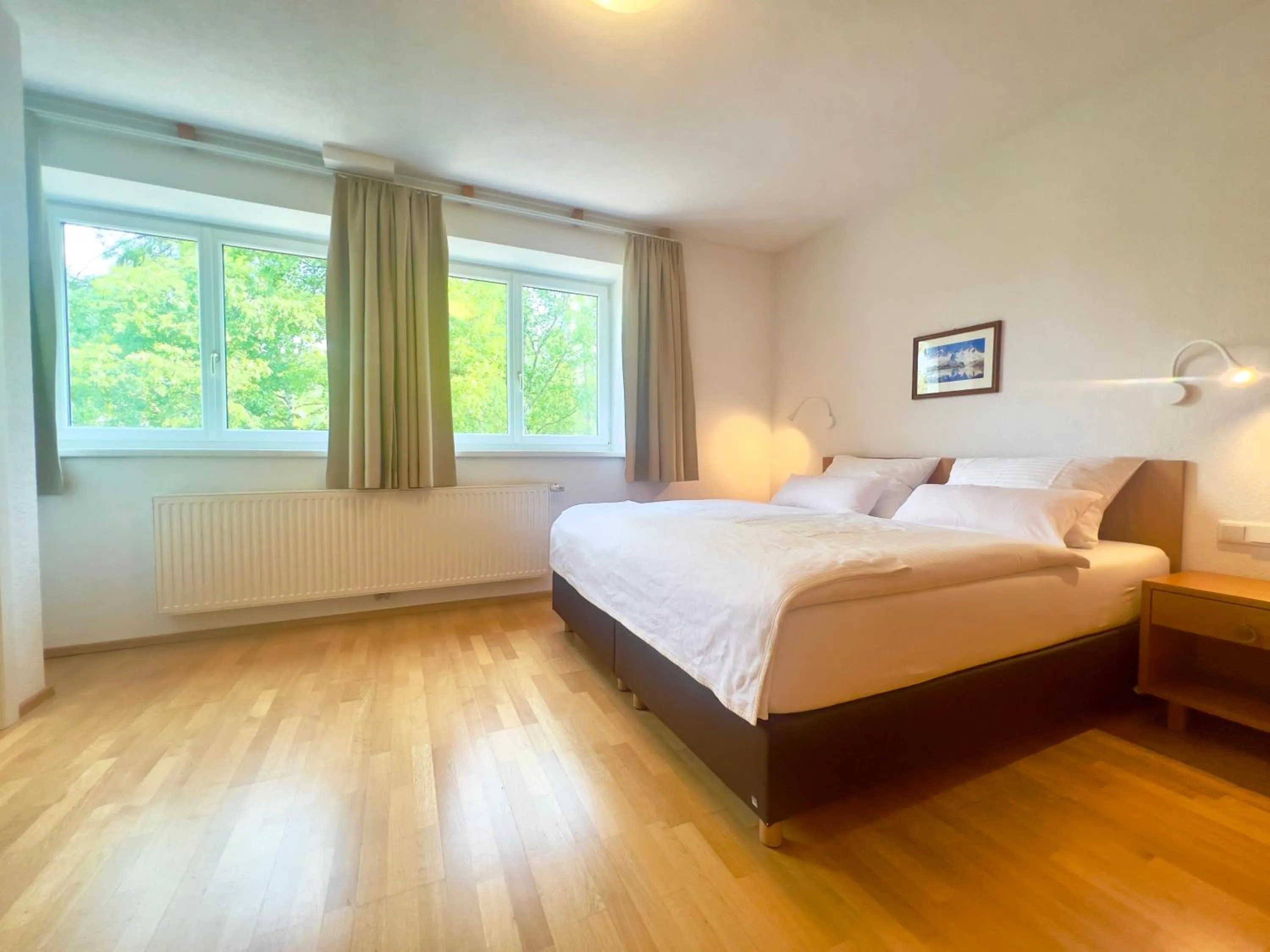 Bedroom, Bed in Hotel Berghof