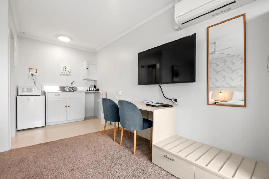 Living room in Te Aroha Motel