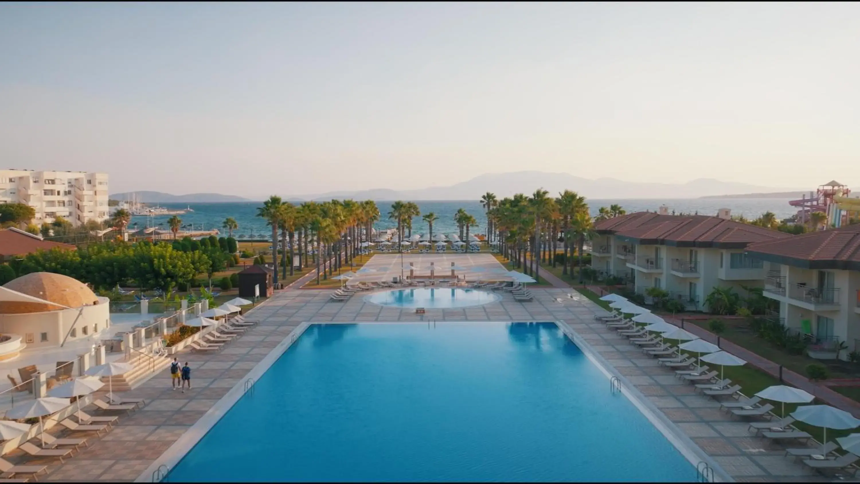 Pool view in Radisson Blu Resort & Spa Cesme Pool view in Radisson Blu Resort & Spa Cesme