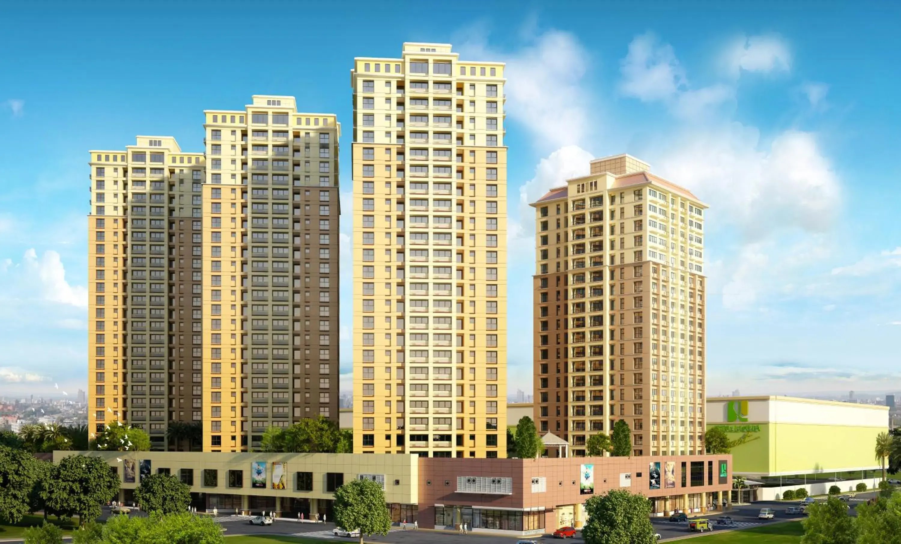 Property building in Santorini Hotel Property building in Santorini Hotel