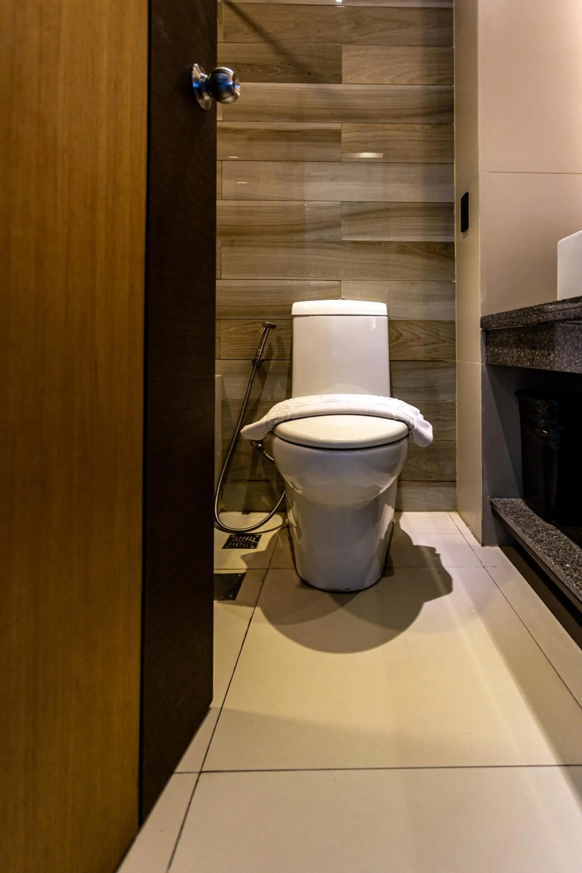 Toilet in Santorini Hotel