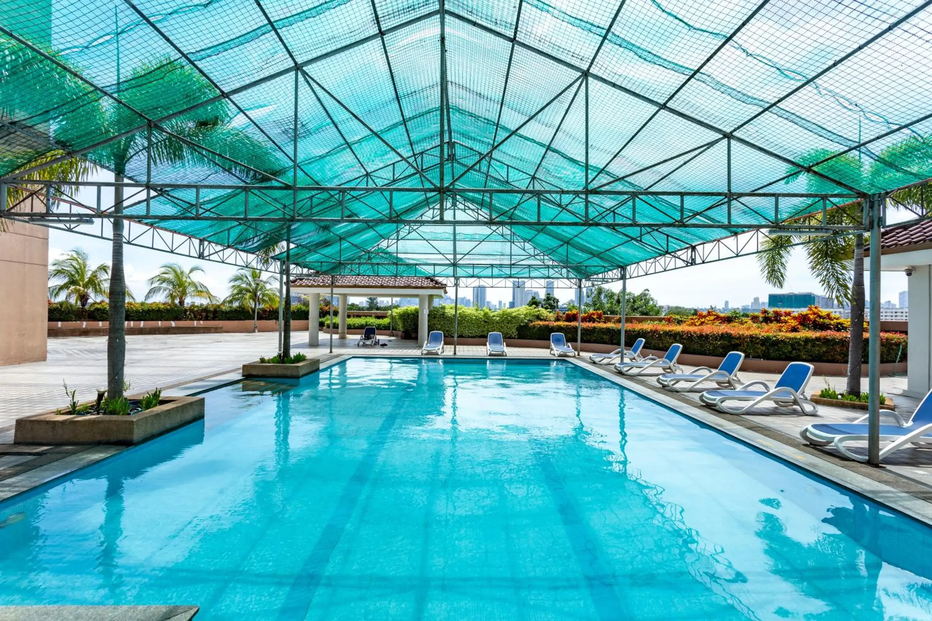 Swimming pool in Santorini Hotel Swimming pool in Santorini Hotel