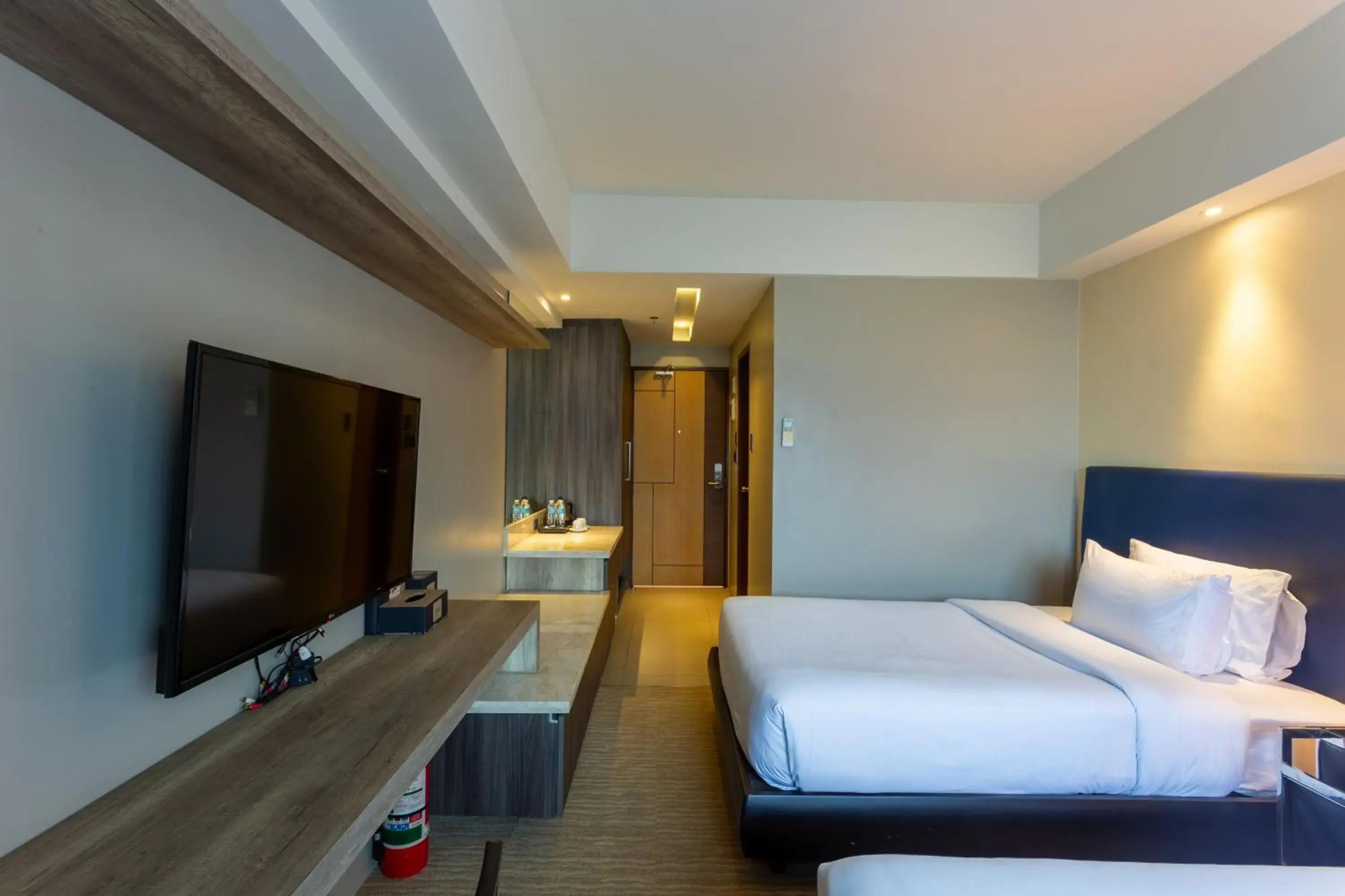 Bed in Santorini Hotel Bed in Santorini Hotel