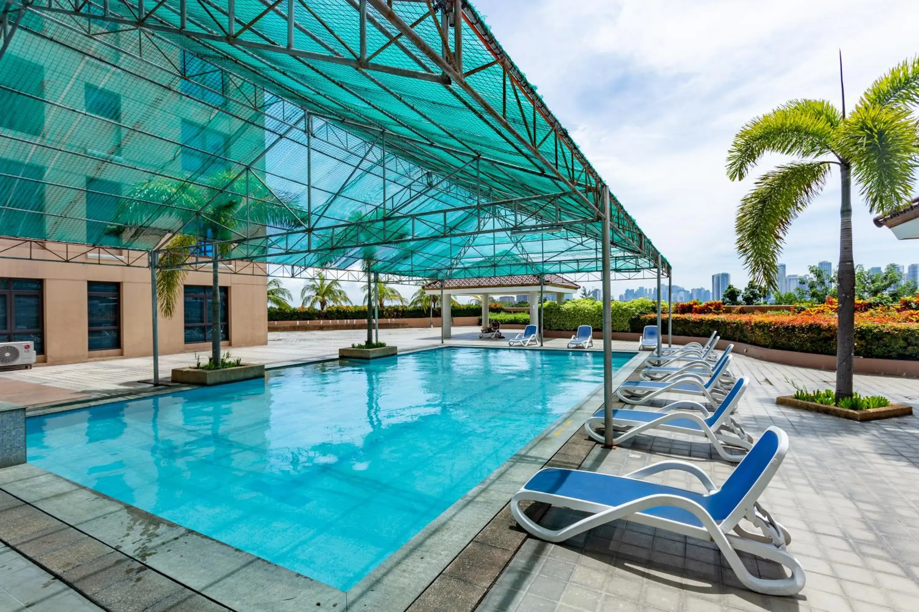 Swimming pool in Santorini Hotel Swimming pool in Santorini Hotel