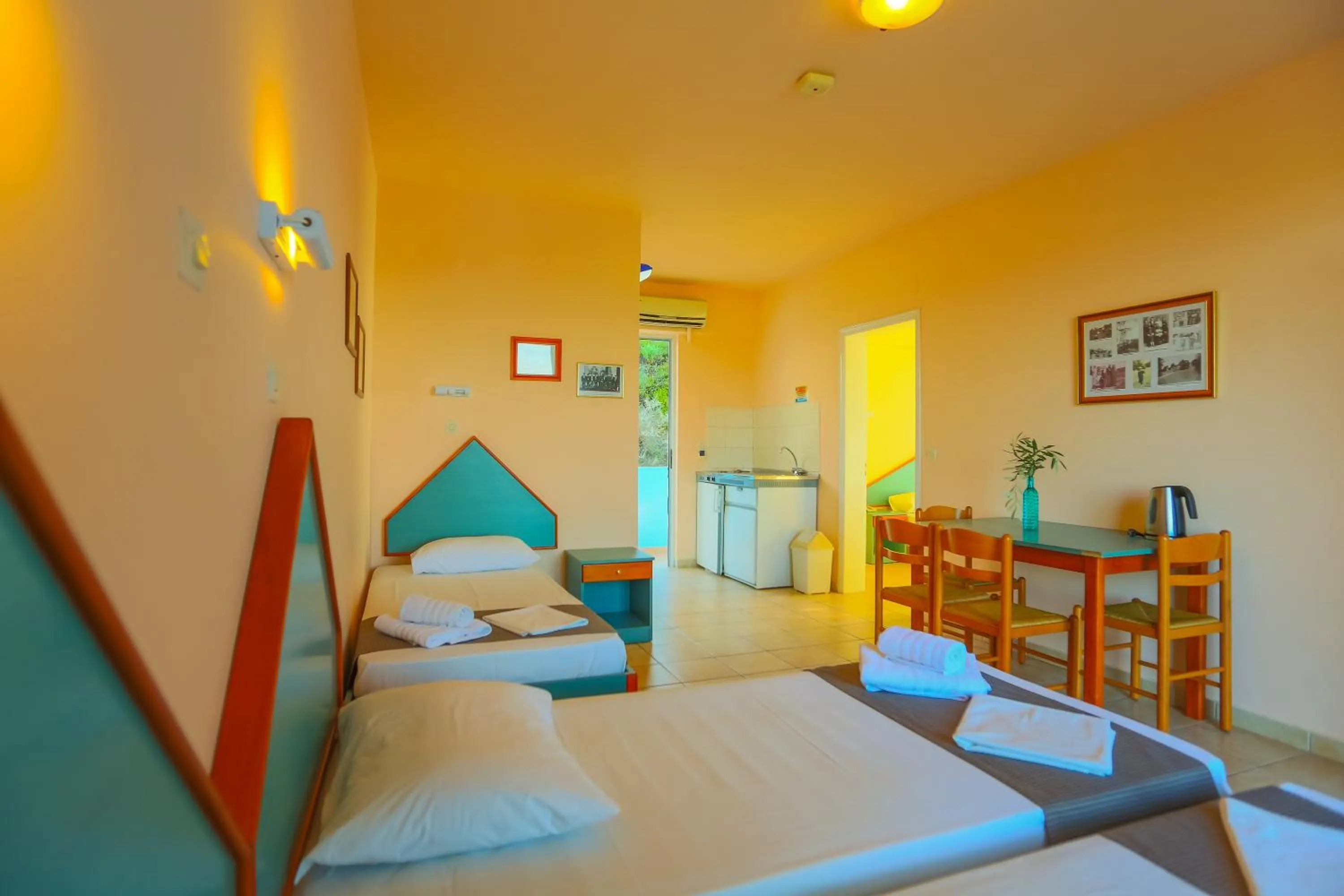 Bed in Filoxenia Apartments & Studios