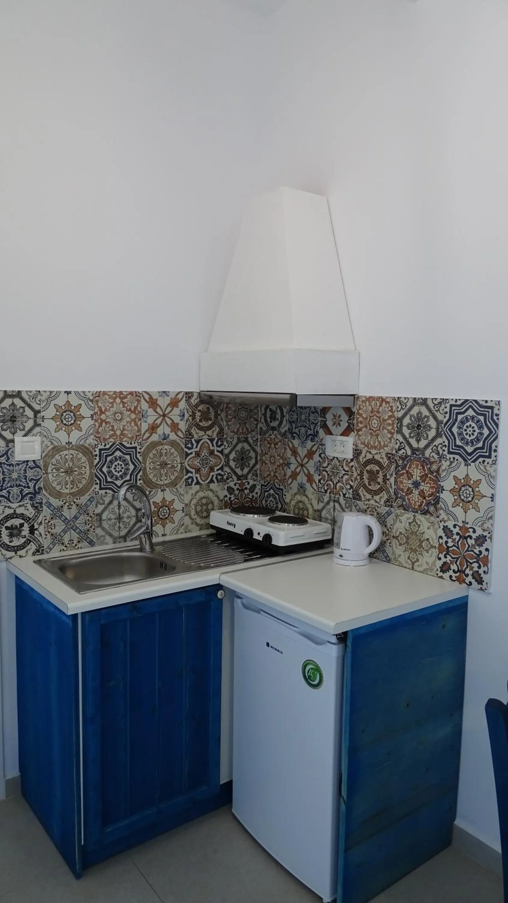 Kitchen or kitchenette in Filoxenia Apartments & Studios