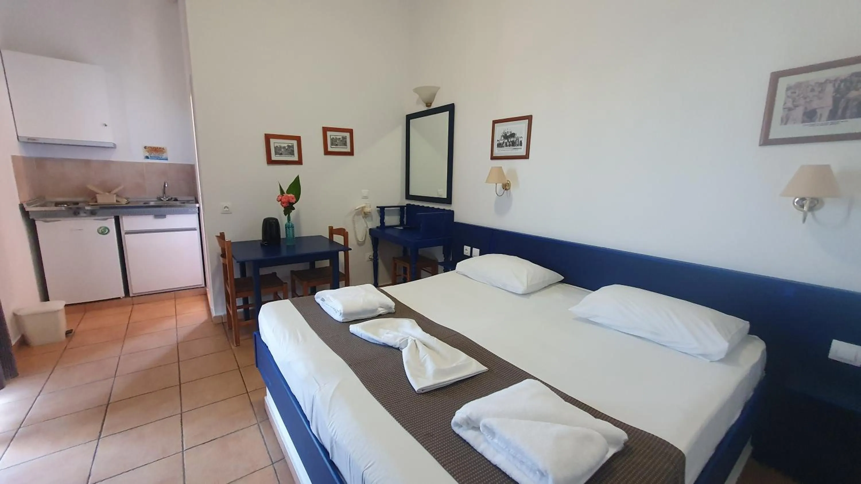 Bed in Filoxenia Apartments & Studios