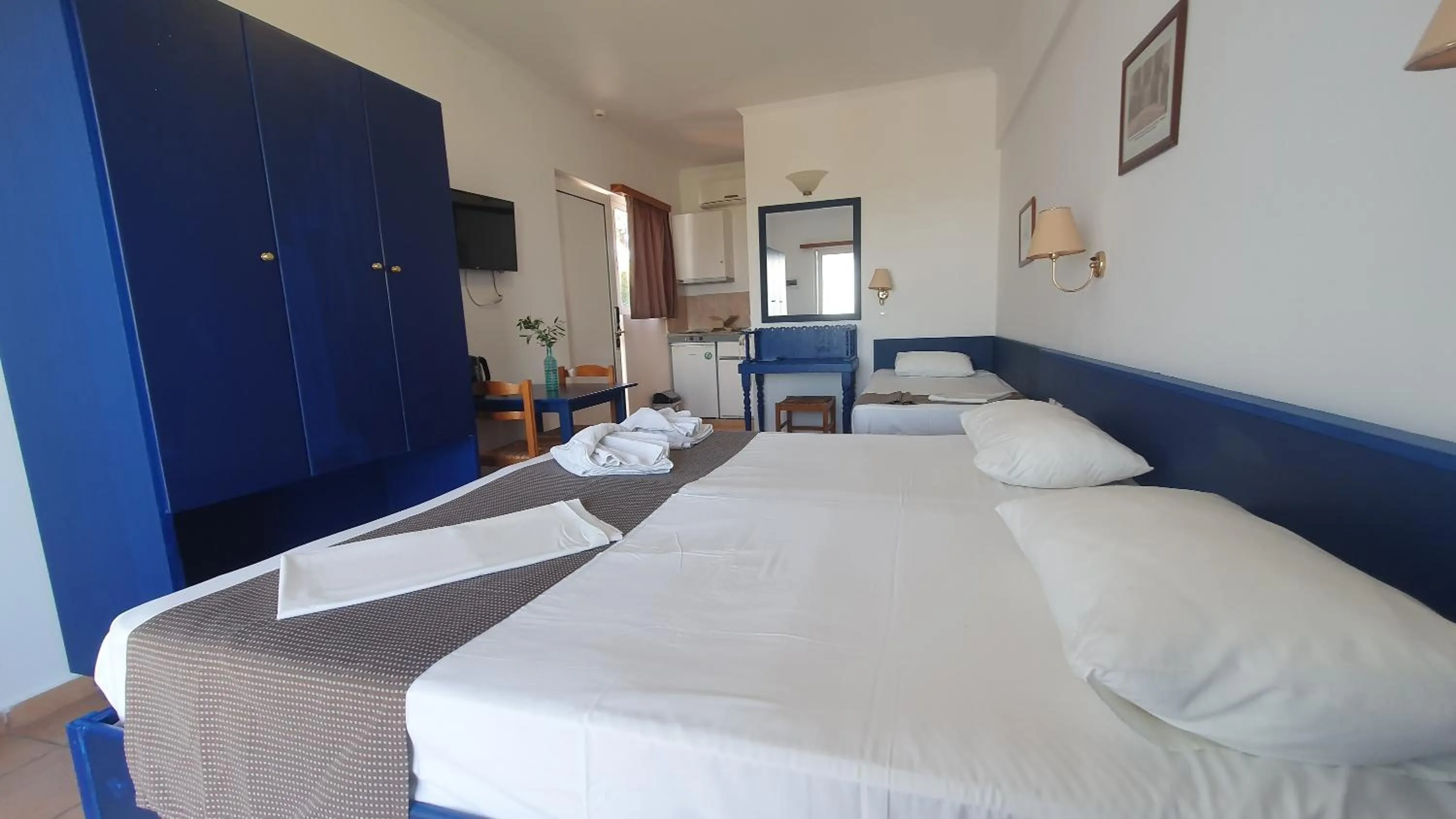 Bed in Filoxenia Apartments & Studios