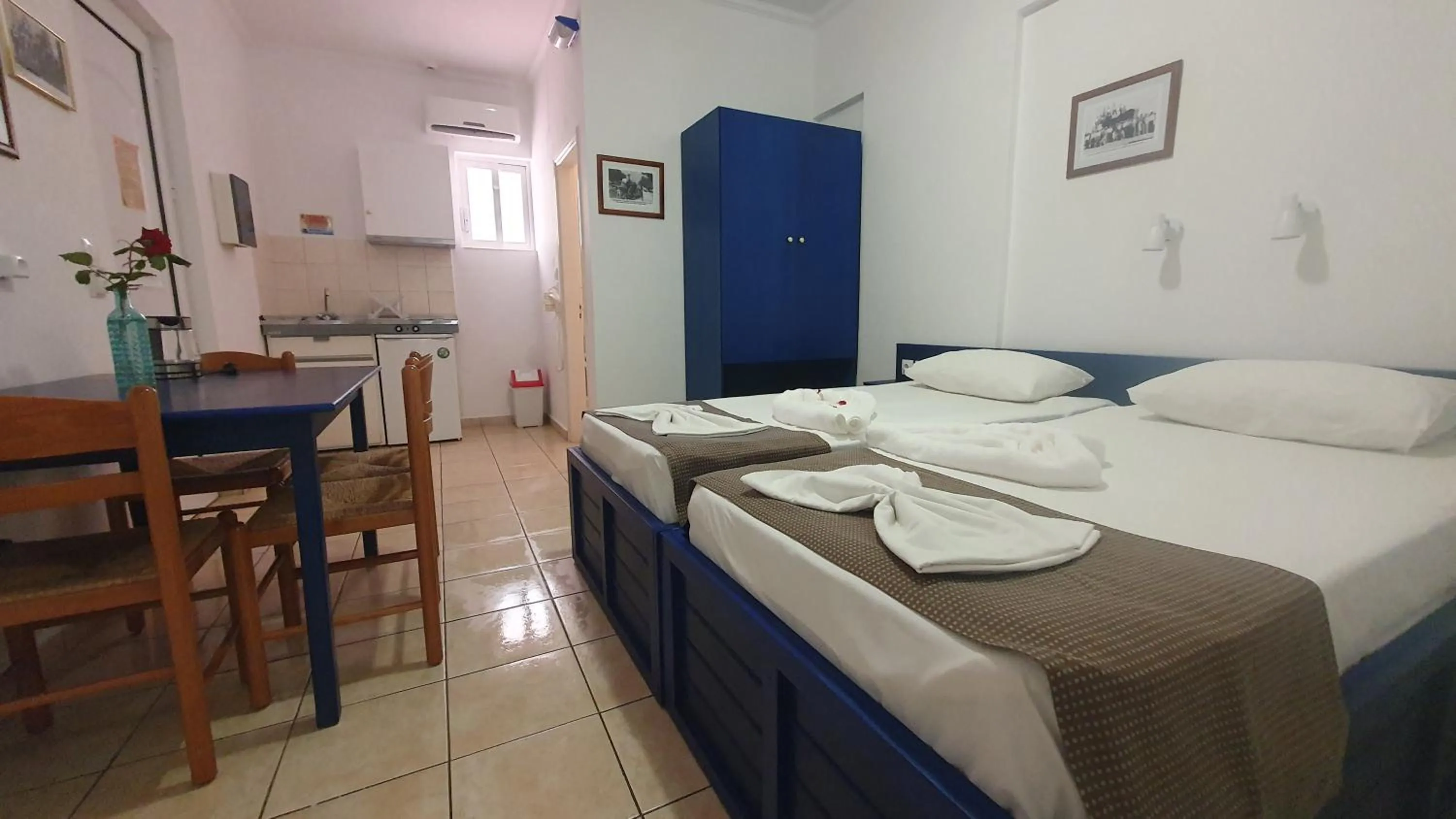 Bed in Filoxenia Apartments & Studios