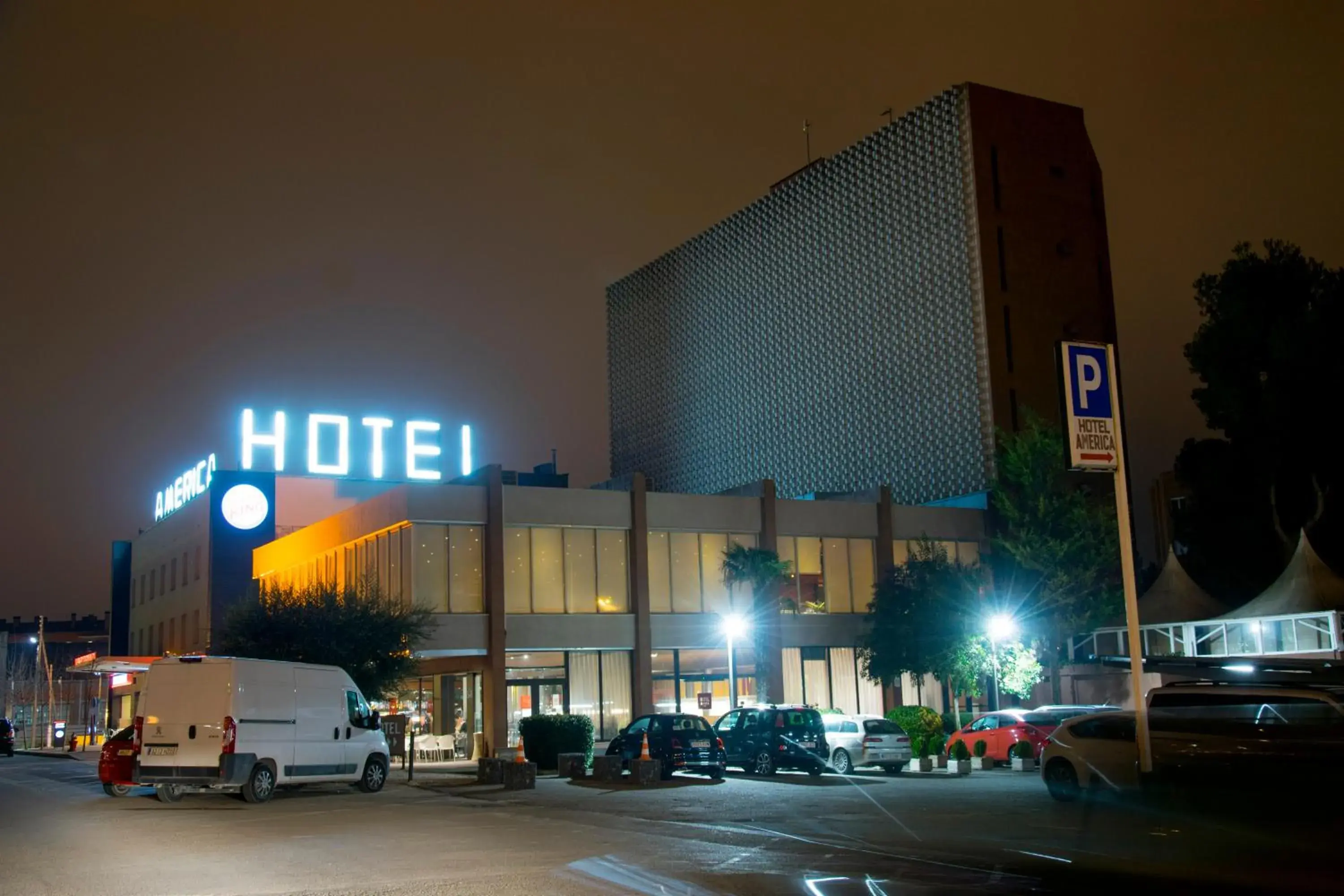 Property building in Hotel America Igualada Property building in Hotel America Igualada