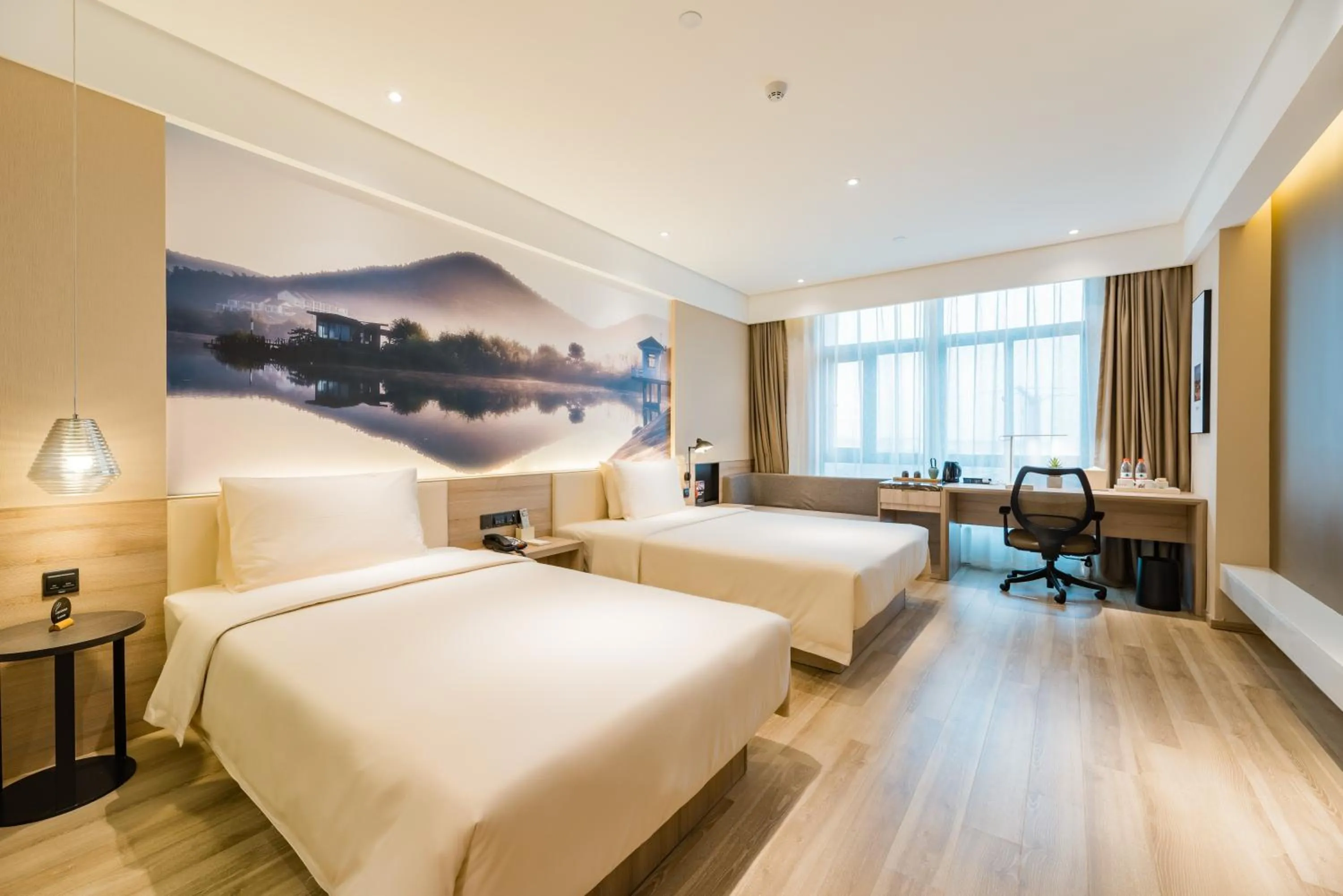 Bed in Atour Hotel (Nanjing Xingang Development Area)