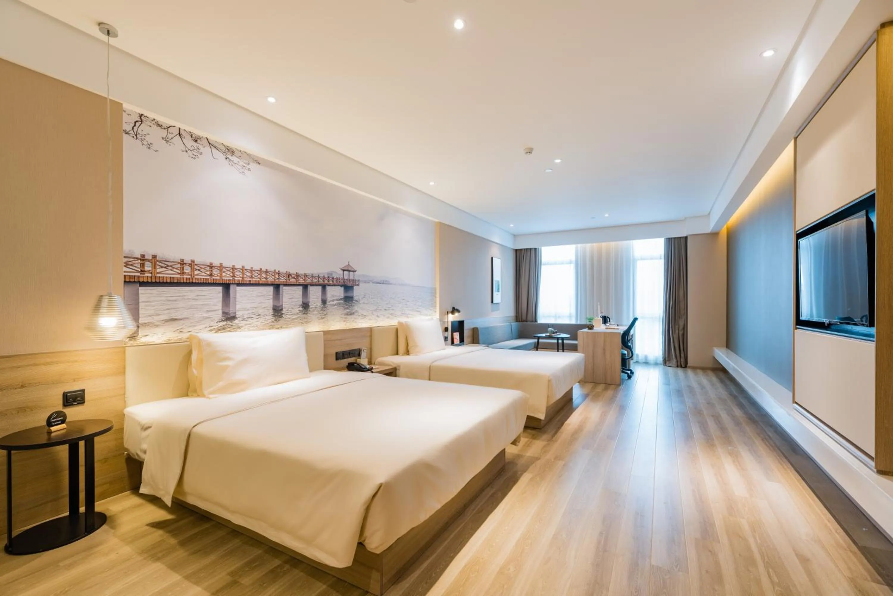 Bed in Atour Hotel (Nanjing Xingang Development Area)