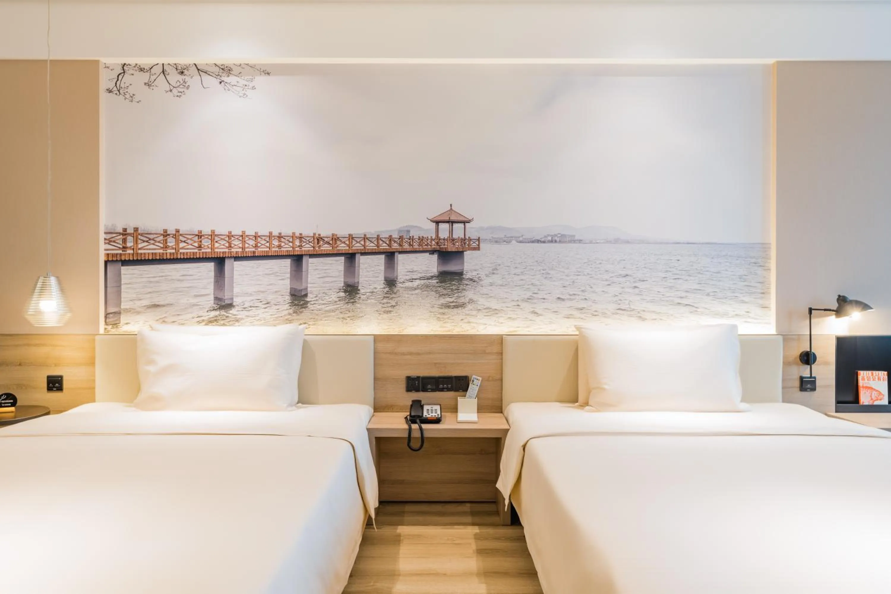 Bed in Atour Hotel (Nanjing Xingang Development Area)