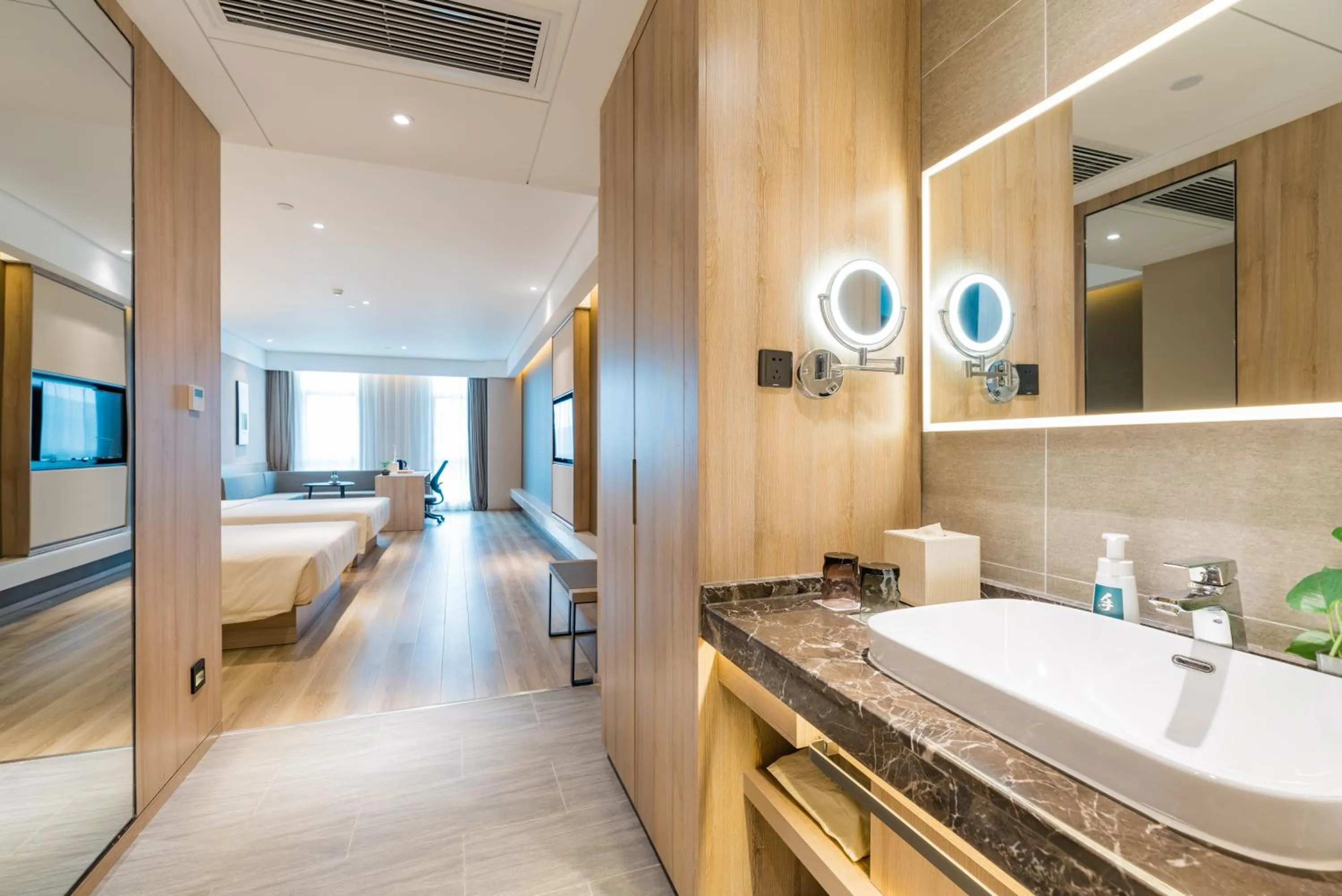 Bed in Atour Hotel (Nanjing Xingang Development Area)