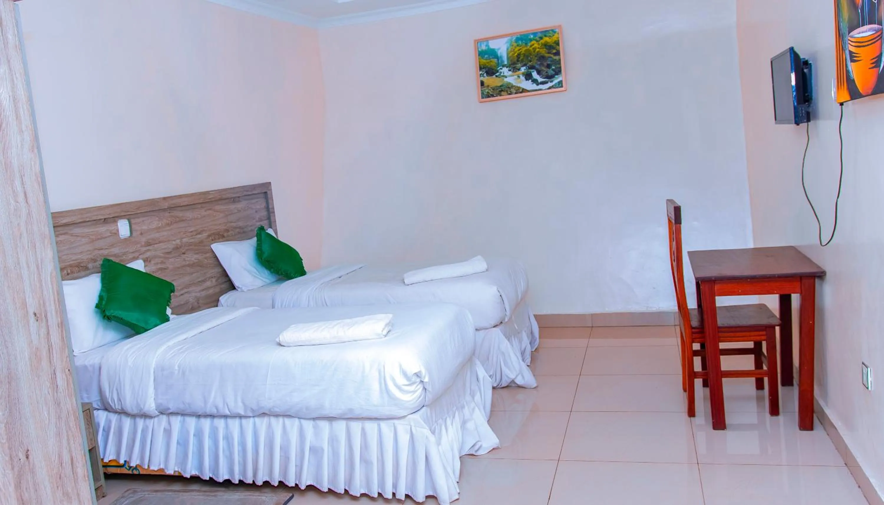 Bed in B.Maurice Guest House