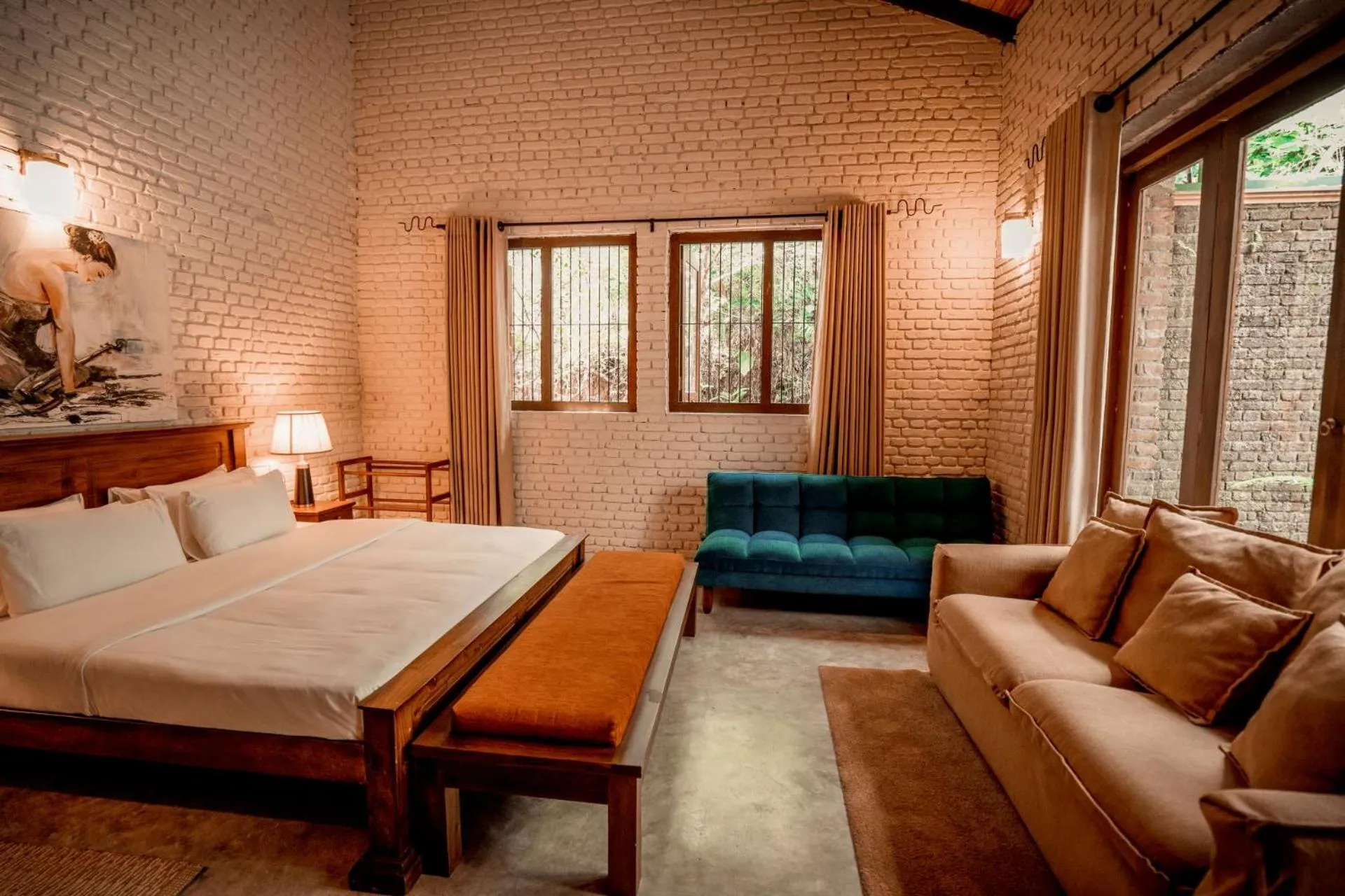 Bed in Arsulana Eco Lodge & Spa