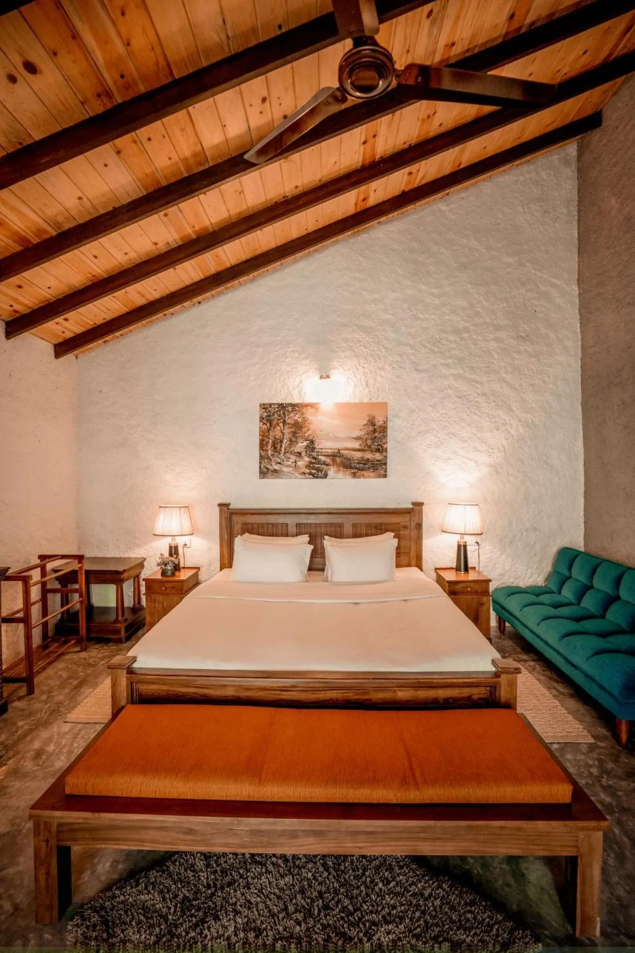 Bed in Arsulana Eco Lodge & Spa