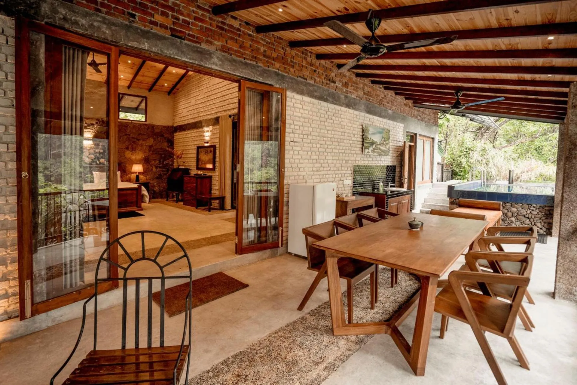 Seating area in Arsulana Eco Lodge & Spa