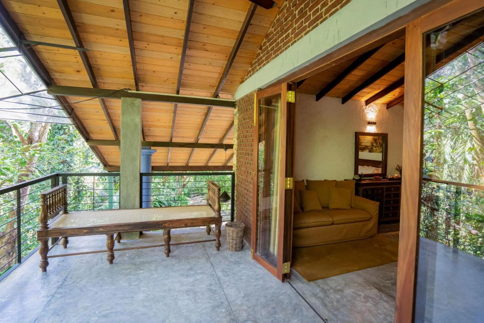 Patio in Arsulana Eco Lodge & Spa