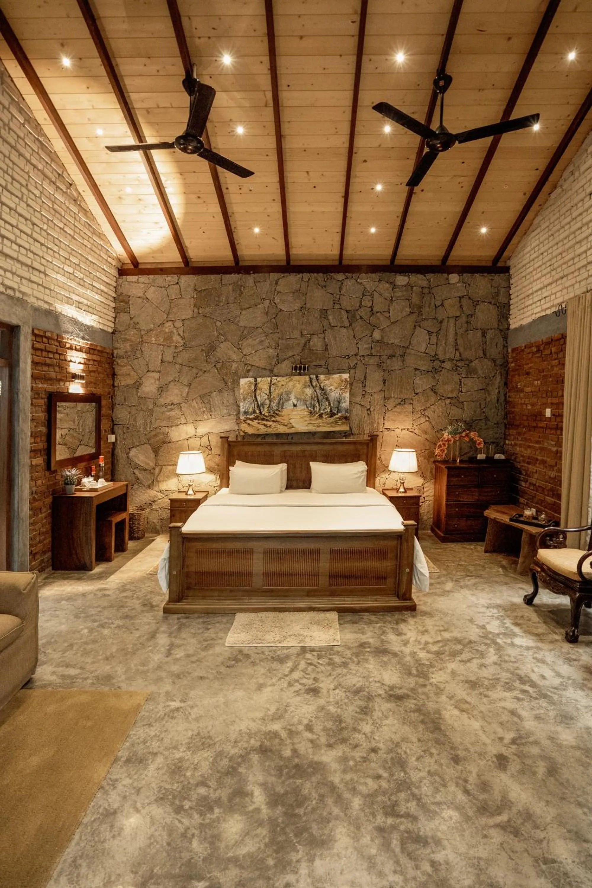 Bed in Arsulana Eco Lodge & Spa