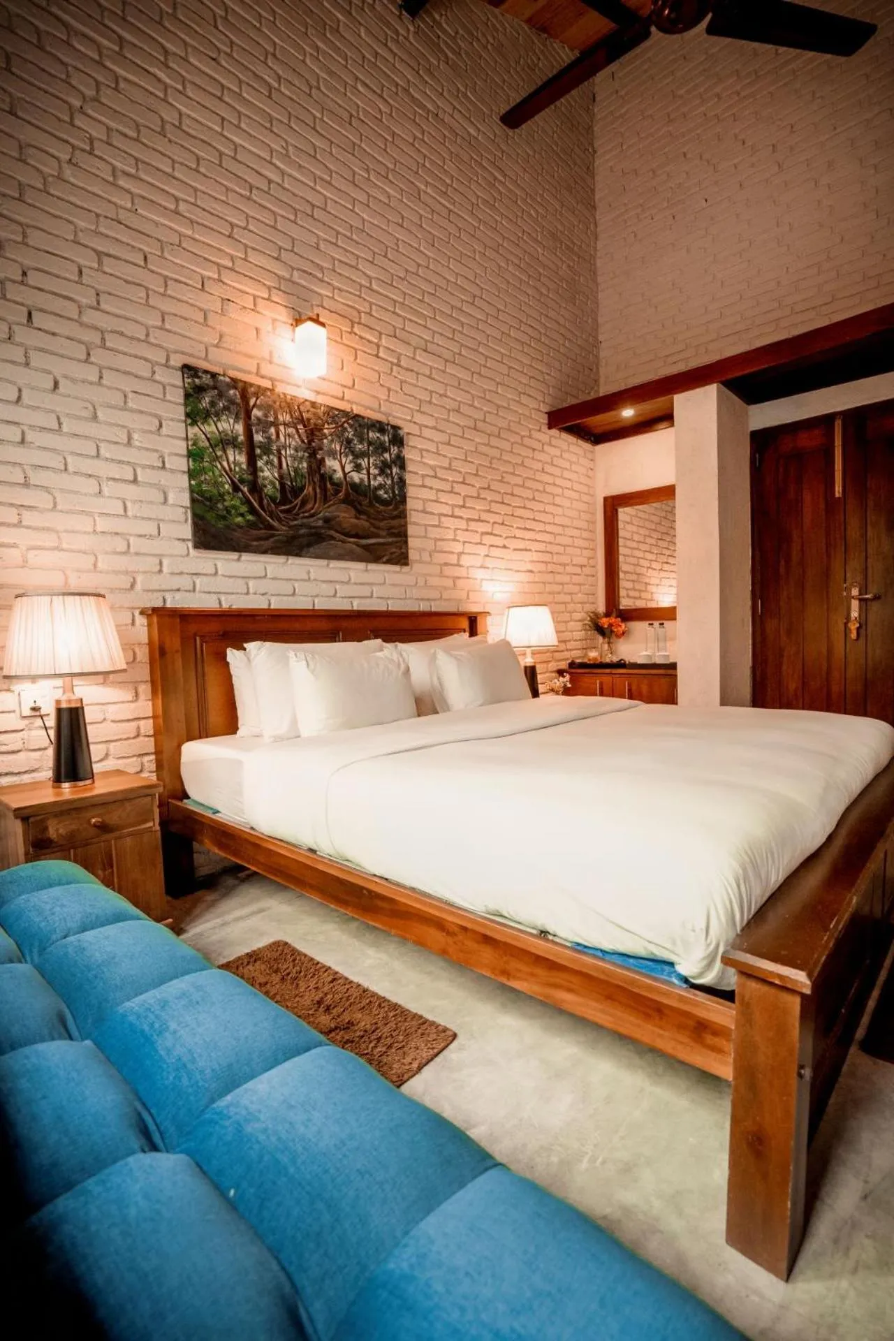 Bed in Arsulana Eco Lodge & Spa