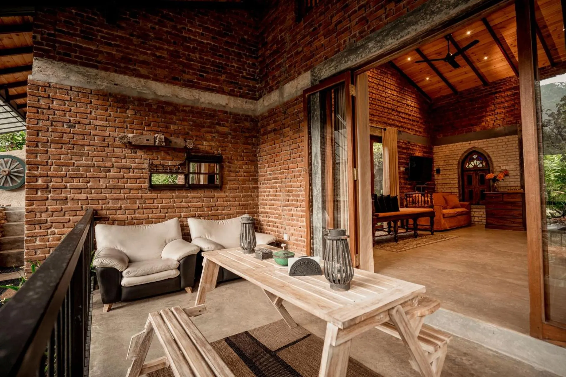 Patio in Arsulana Eco Lodge & Spa